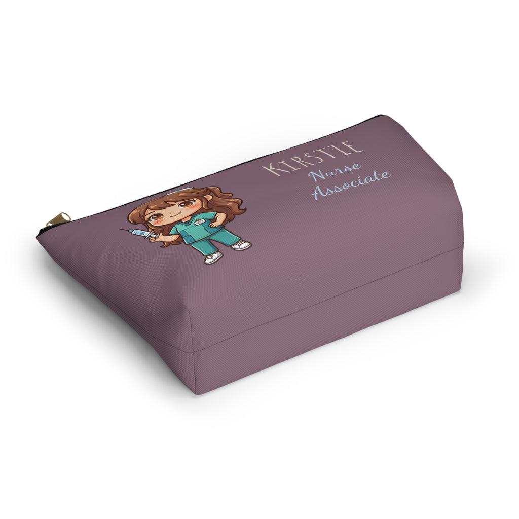 Personalized Nurse Gift Pouch – Custom Name Makeup Bag