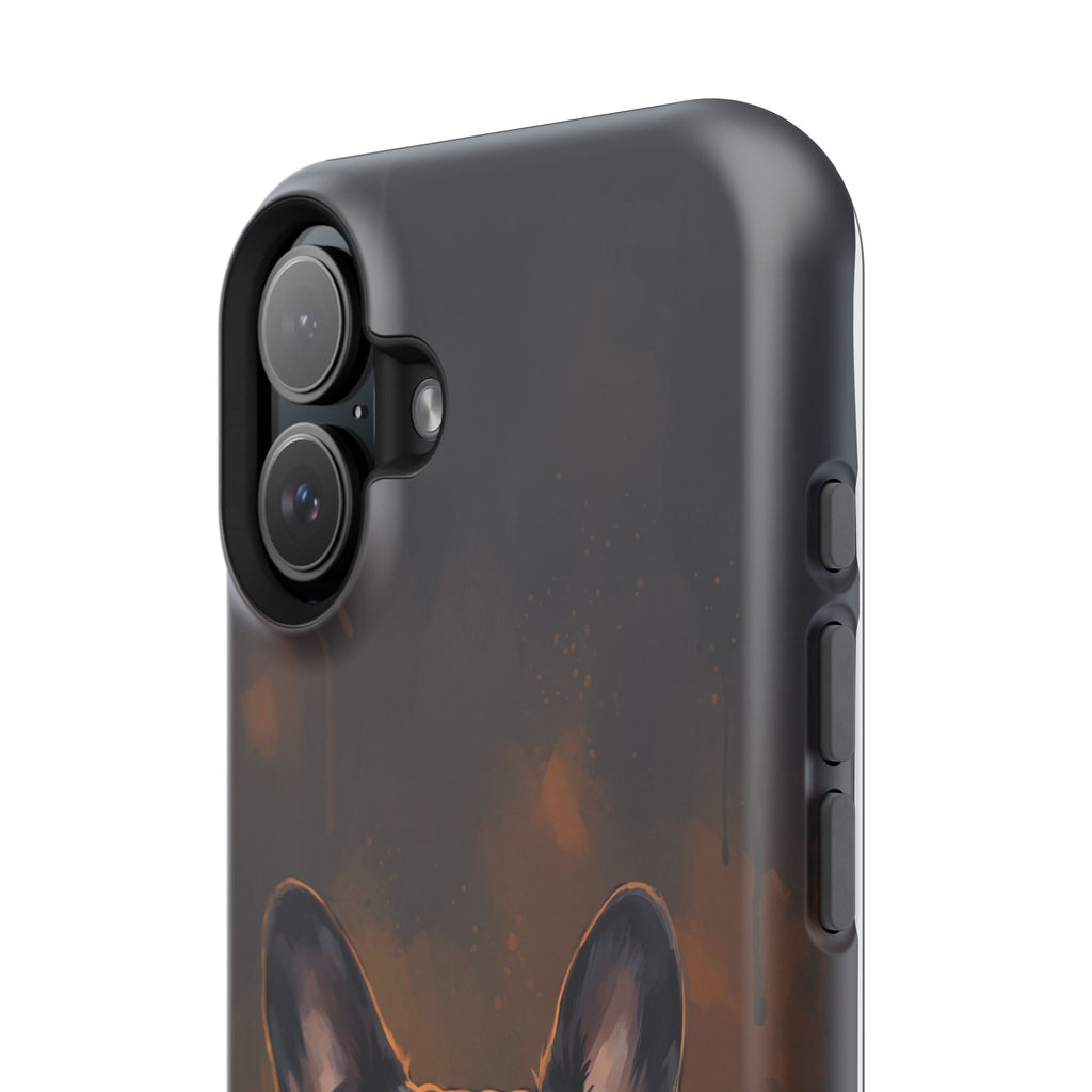 French Bulldog Portrait Phone Case — Impact-Resistant Wireless Charging Cover