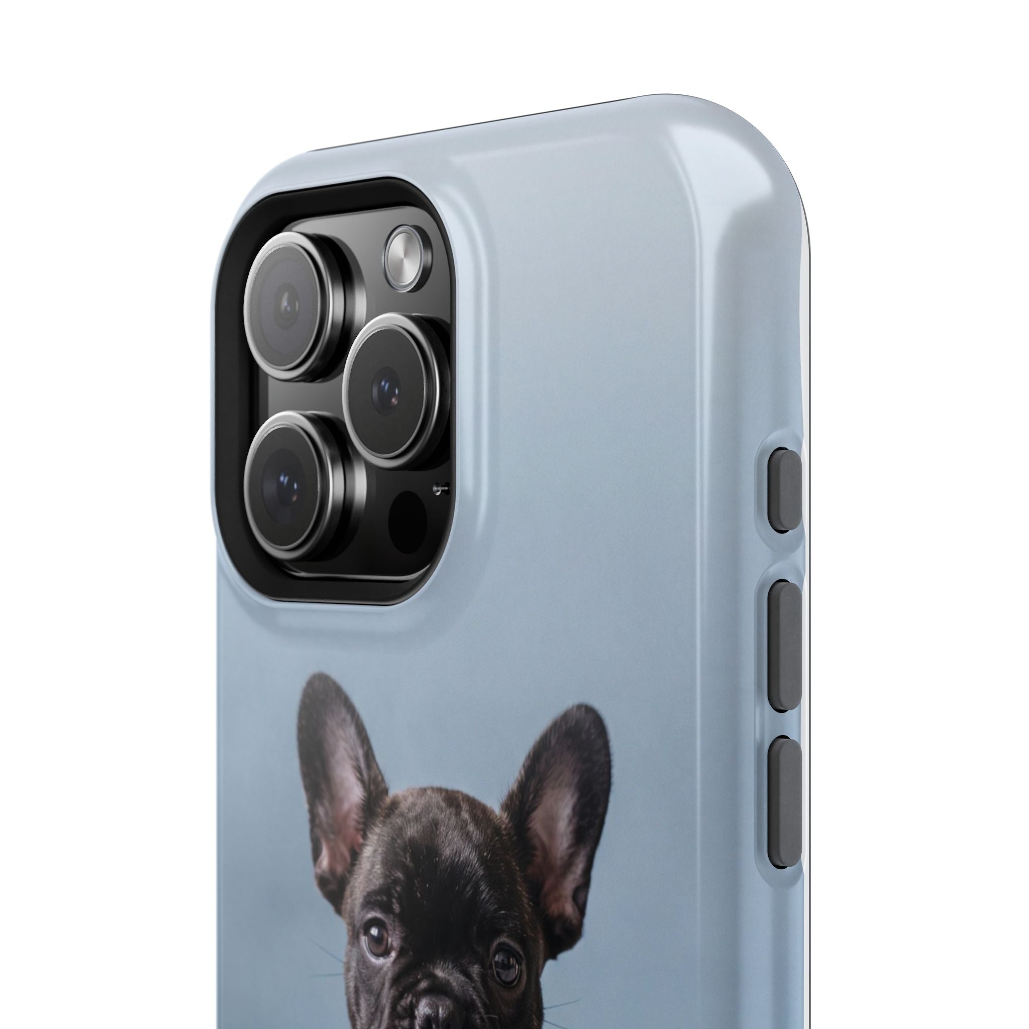 French Bulldog Puppy Phone Case — Impact-Resistant Wireless Charging Cover