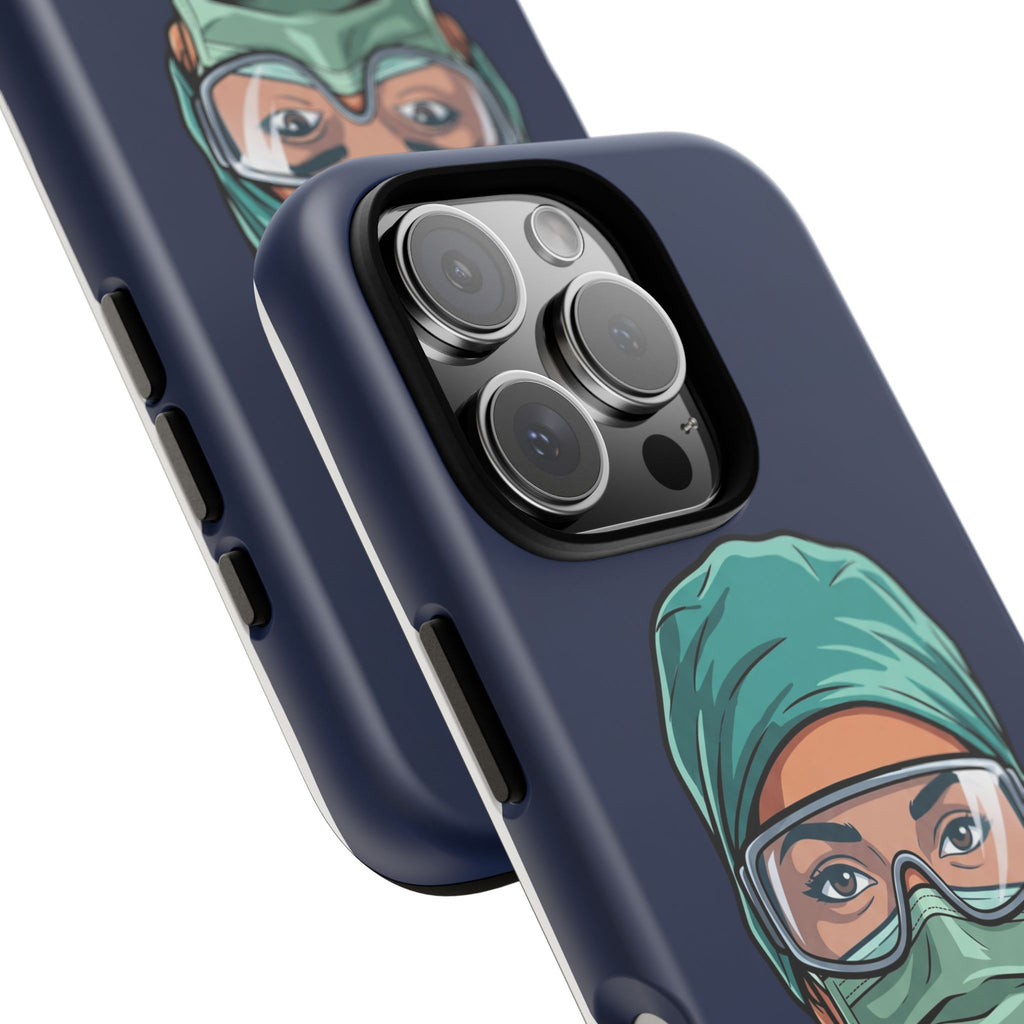 Nurse Illustrated Portrait Phone Case | iPhone & Samsung