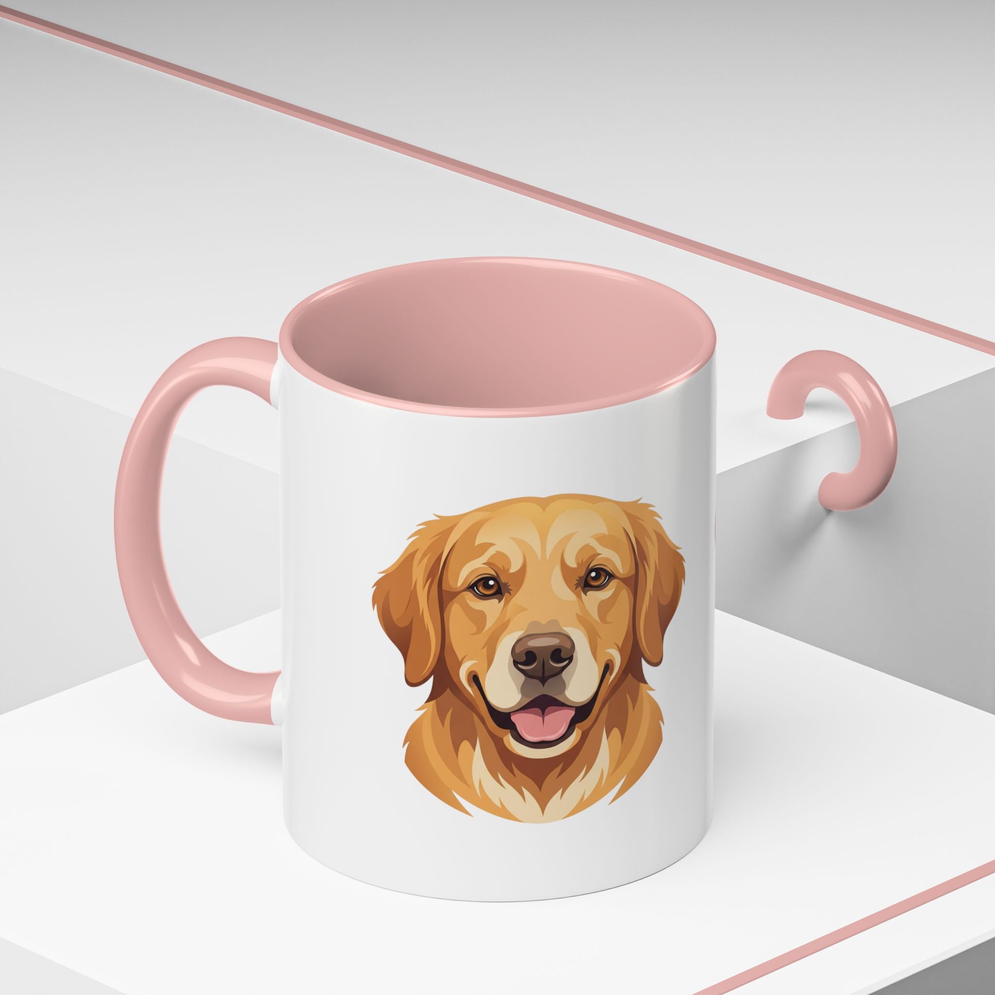 Personalized Golden Retriever Mug | Custom Name & Message Dog Lover Coffee Mug