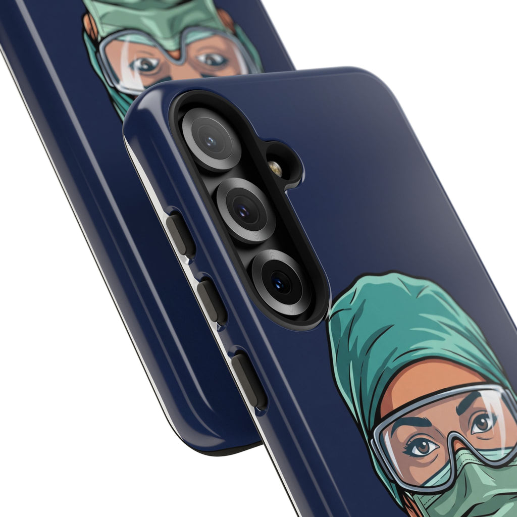 Nurse Illustrated Portrait Phone Case | iPhone & Samsung
