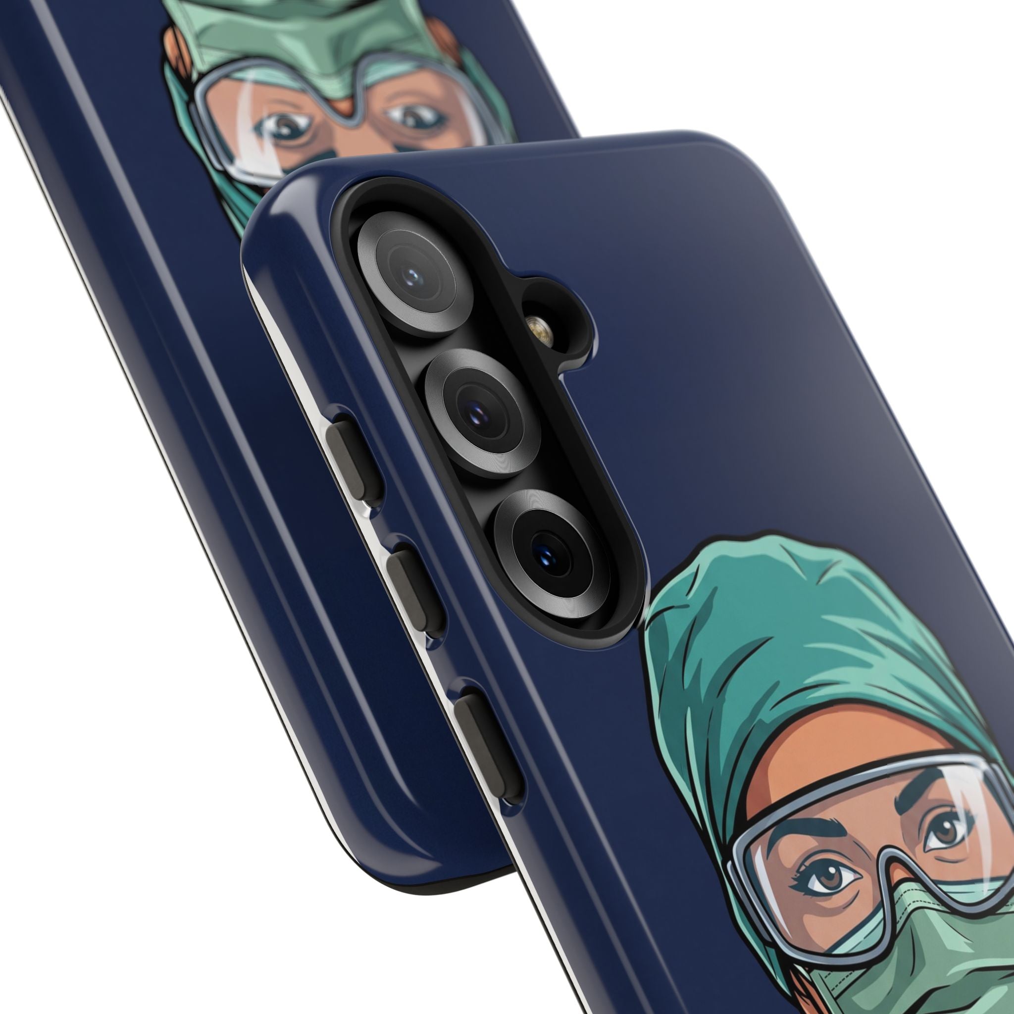 Nurse Illustrated Portrait Phone Case | iPhone & Samsung
