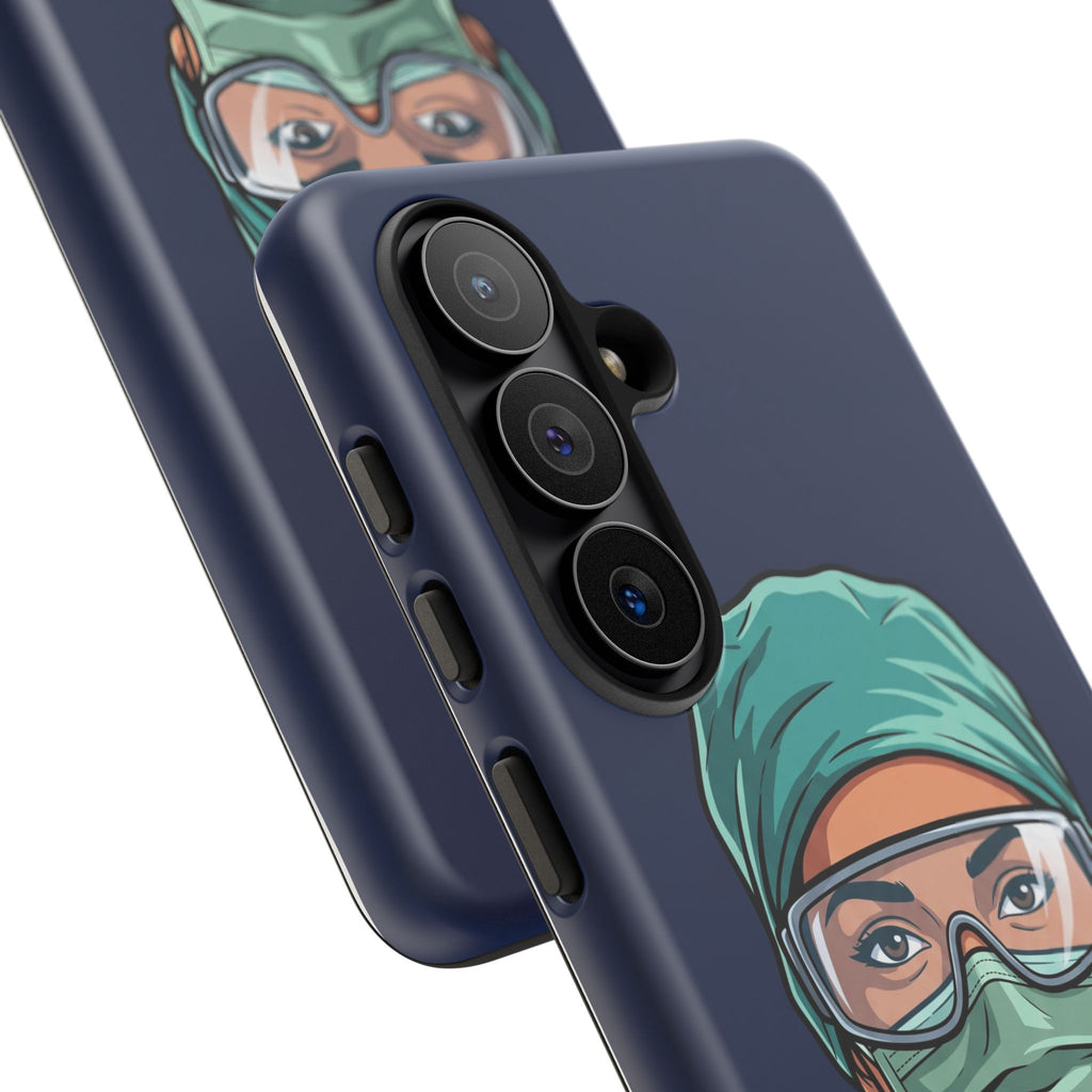 Nurse Illustrated Portrait Phone Case | iPhone & Samsung
