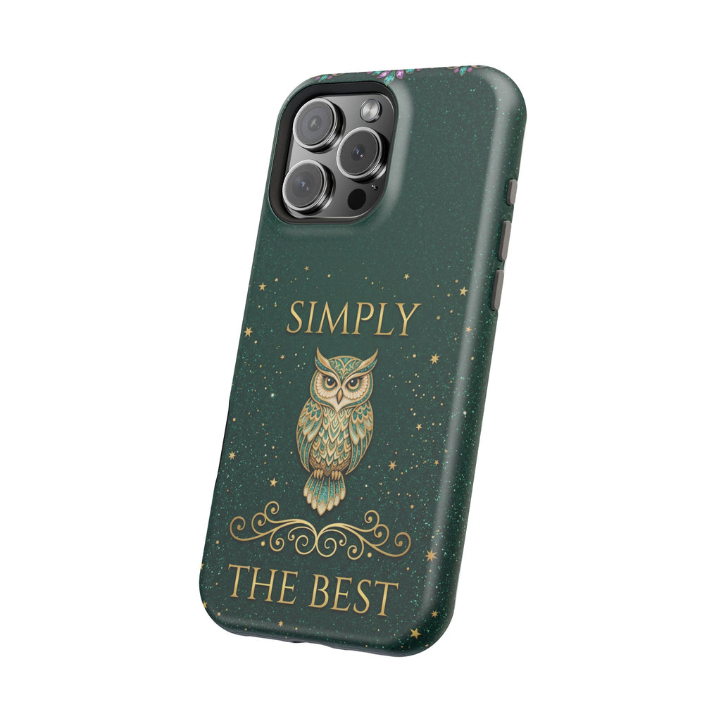 Simply The Best Wise Owl Phone Case — Wireless Charging Cover