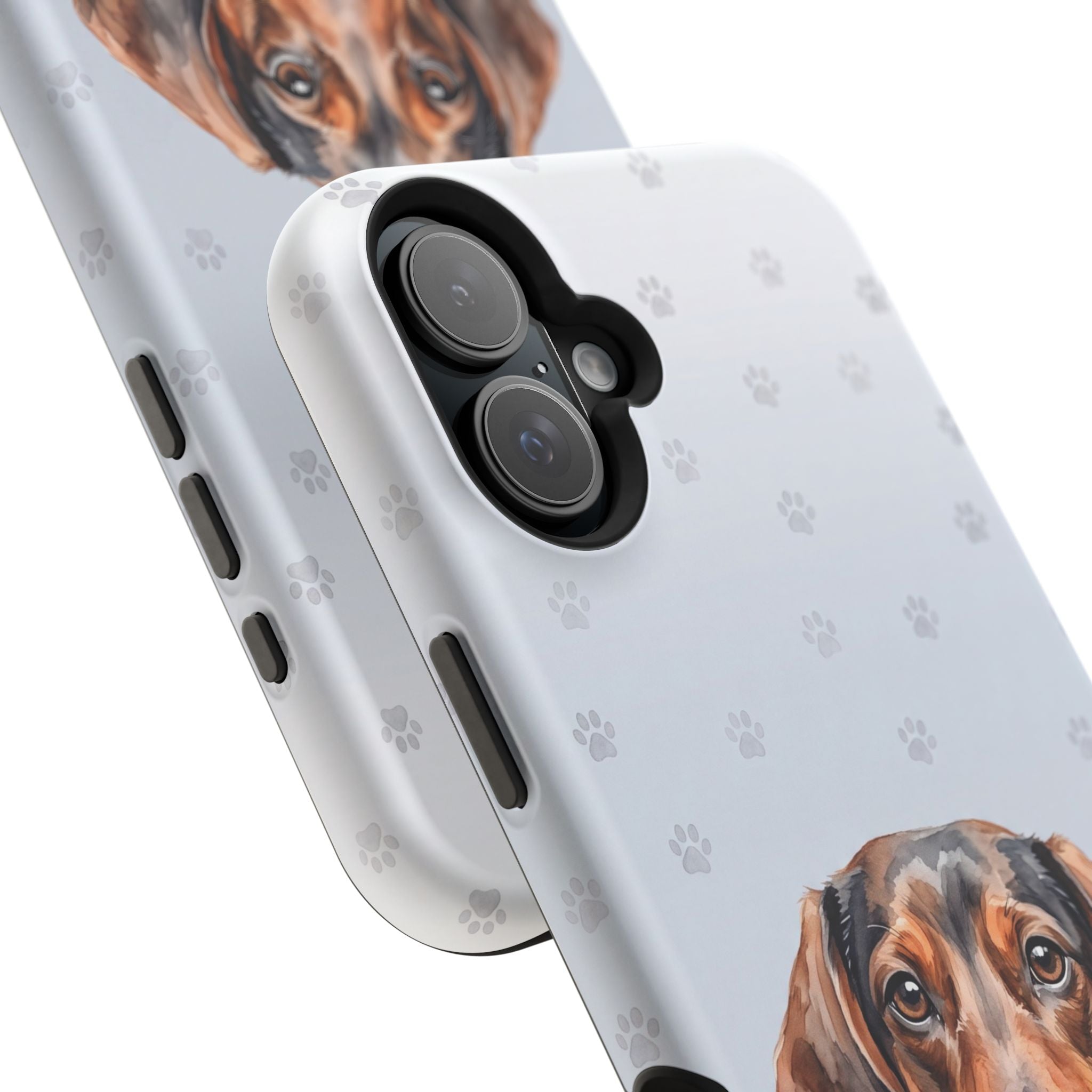 Dachshund Watercolor Portrait Phone Case | Elegant Sausage Dog Art Print | iPhone & Samsung