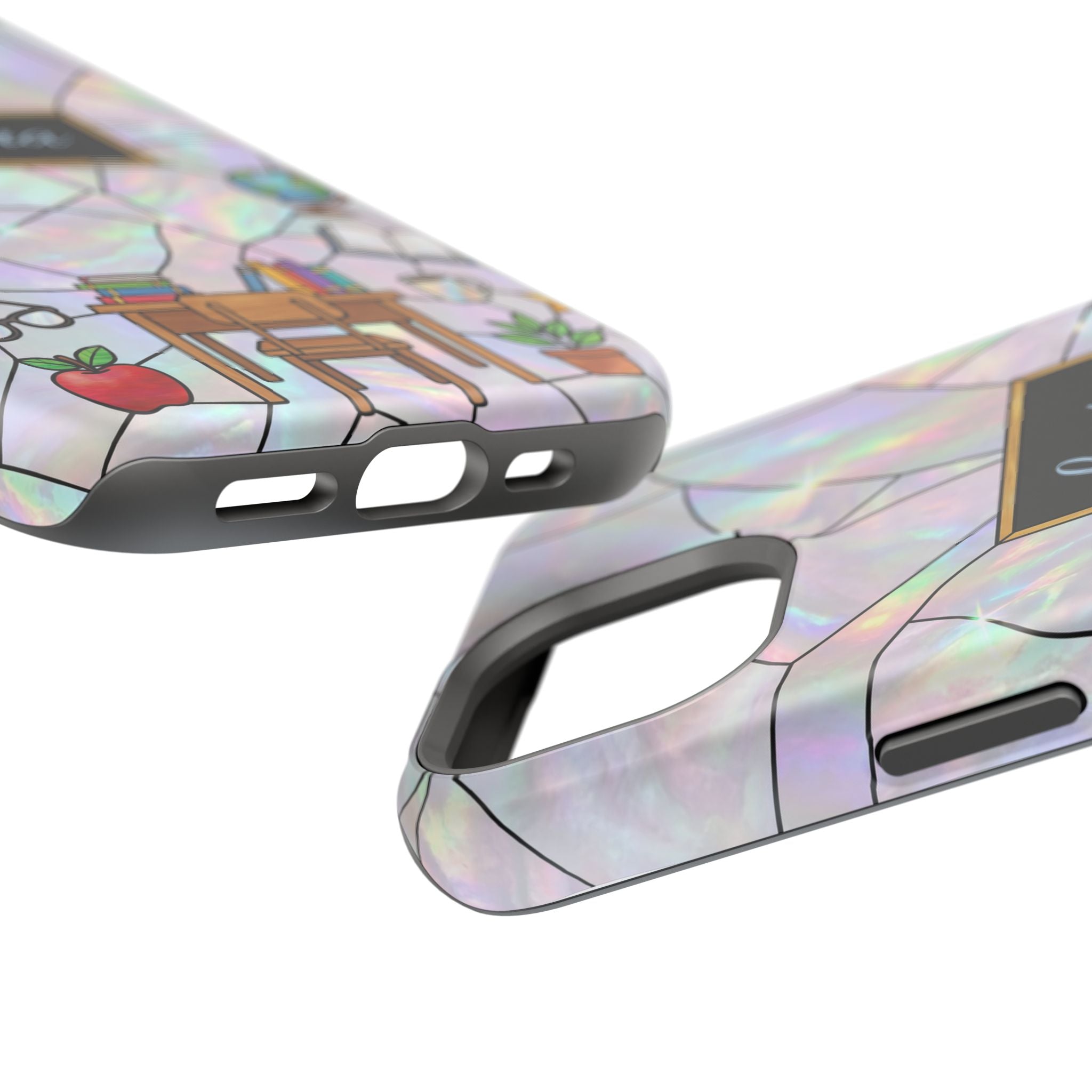 Personalized Teacher Phone Case — Impact-Resistant Wireless Charging Cover