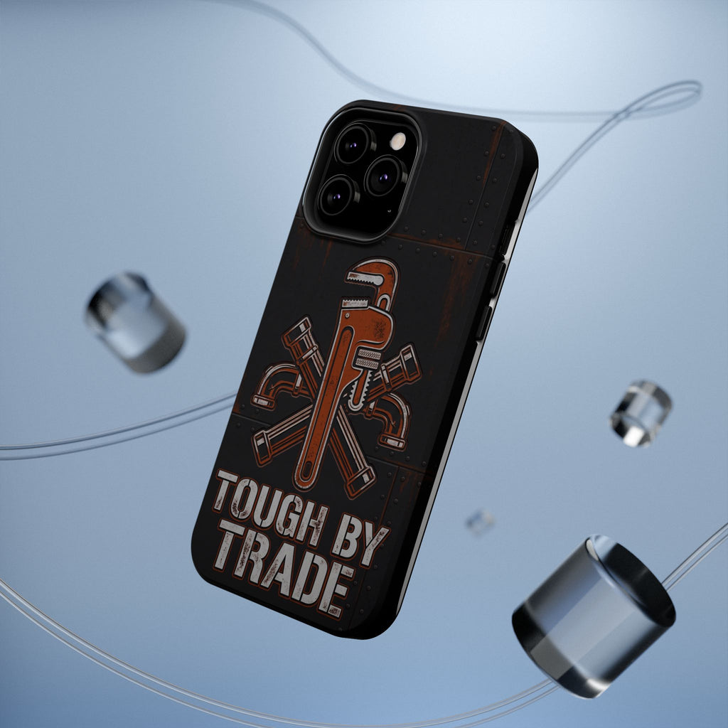 Tough By Trade Phone Case — Crossed Wrenches Wireless Charging Cover