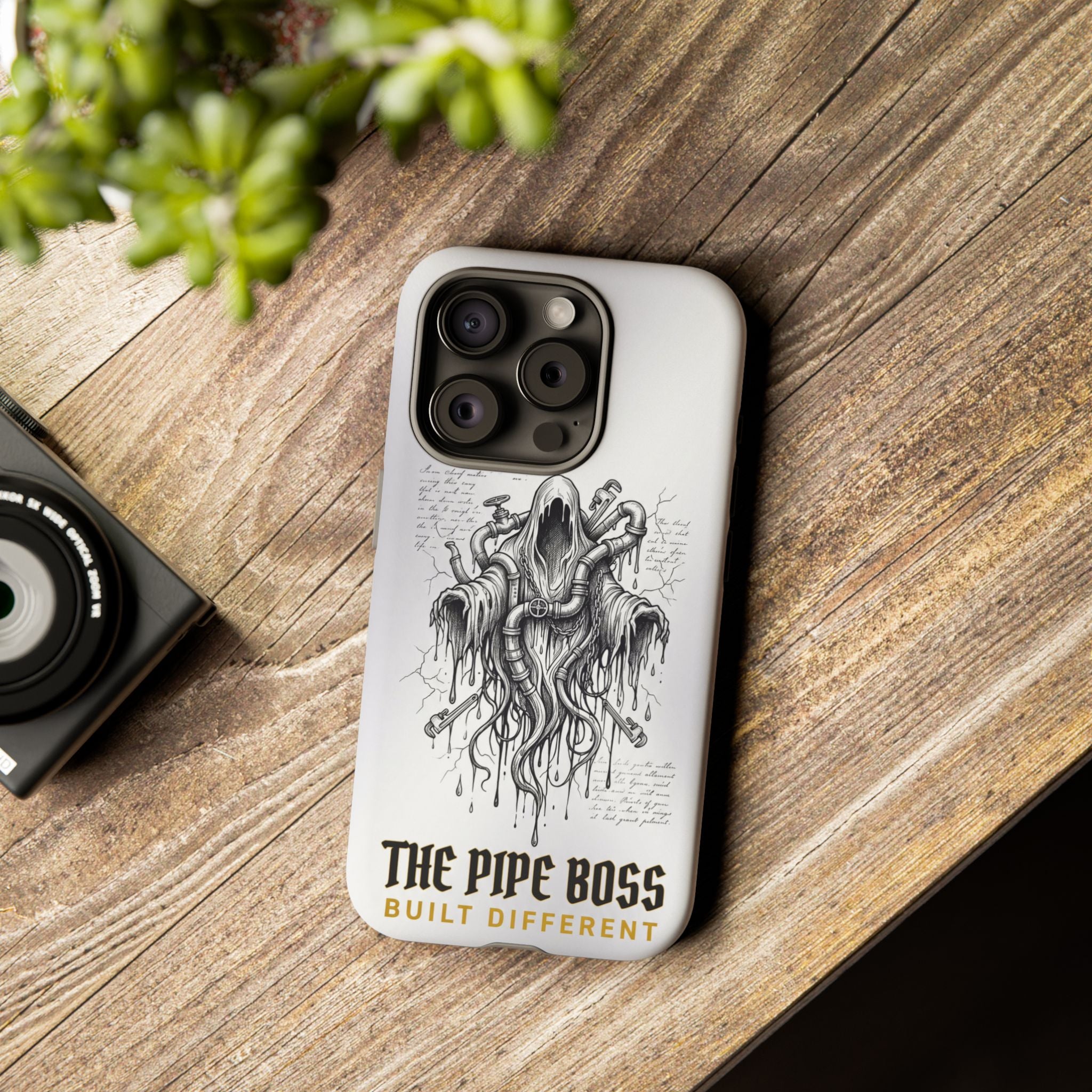 The Pipe Boss Gothic Plumber Phone Case - Samsung & iPhone Series