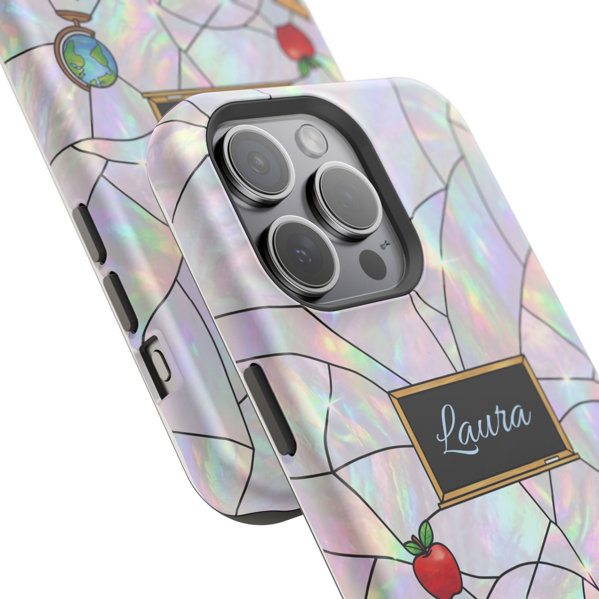 Personalized Teacher Phone Case — Impact-Resistant Wireless Charging Cover