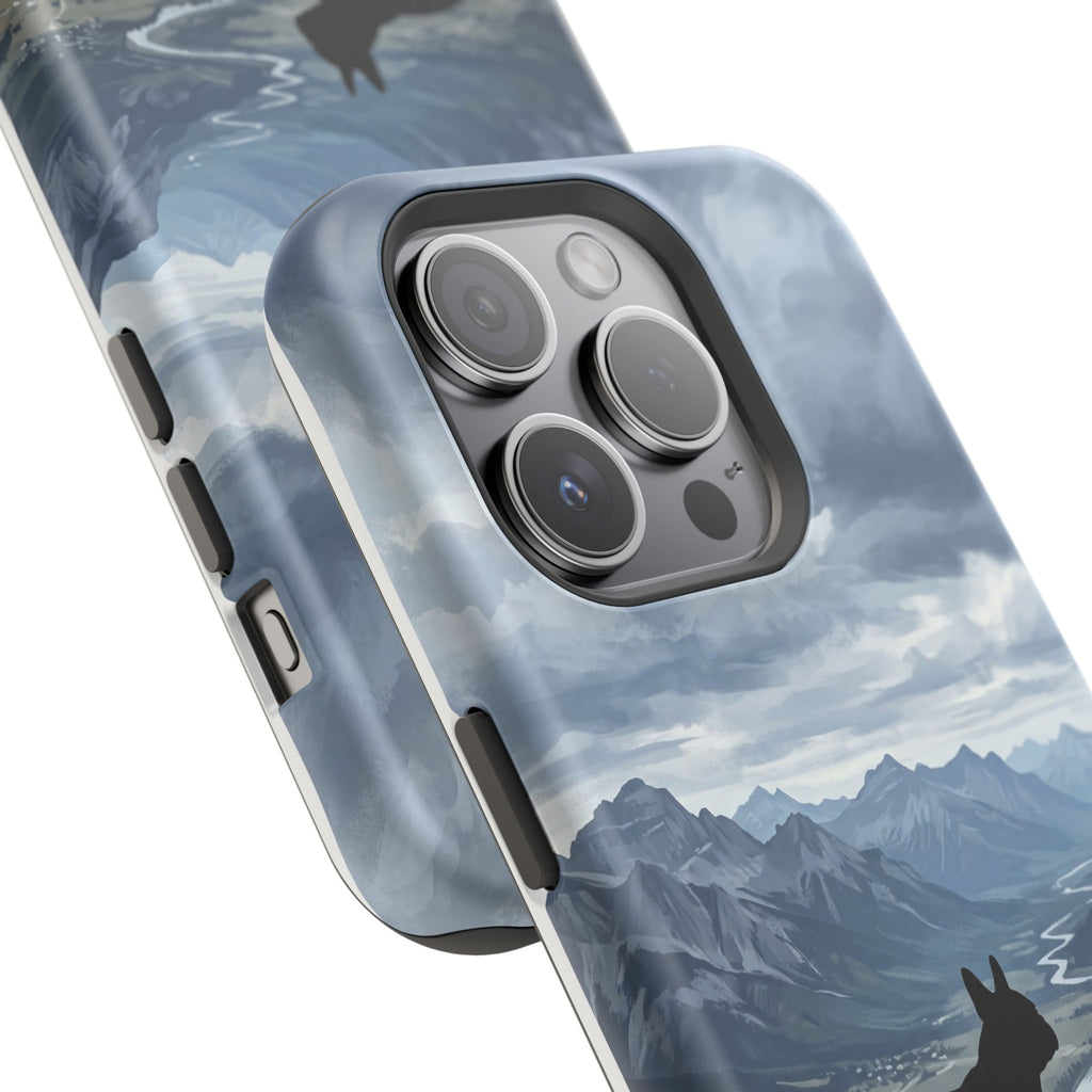 Personalized French Bulldog Mountain Valley Phone Case — Wireless Charging Cover