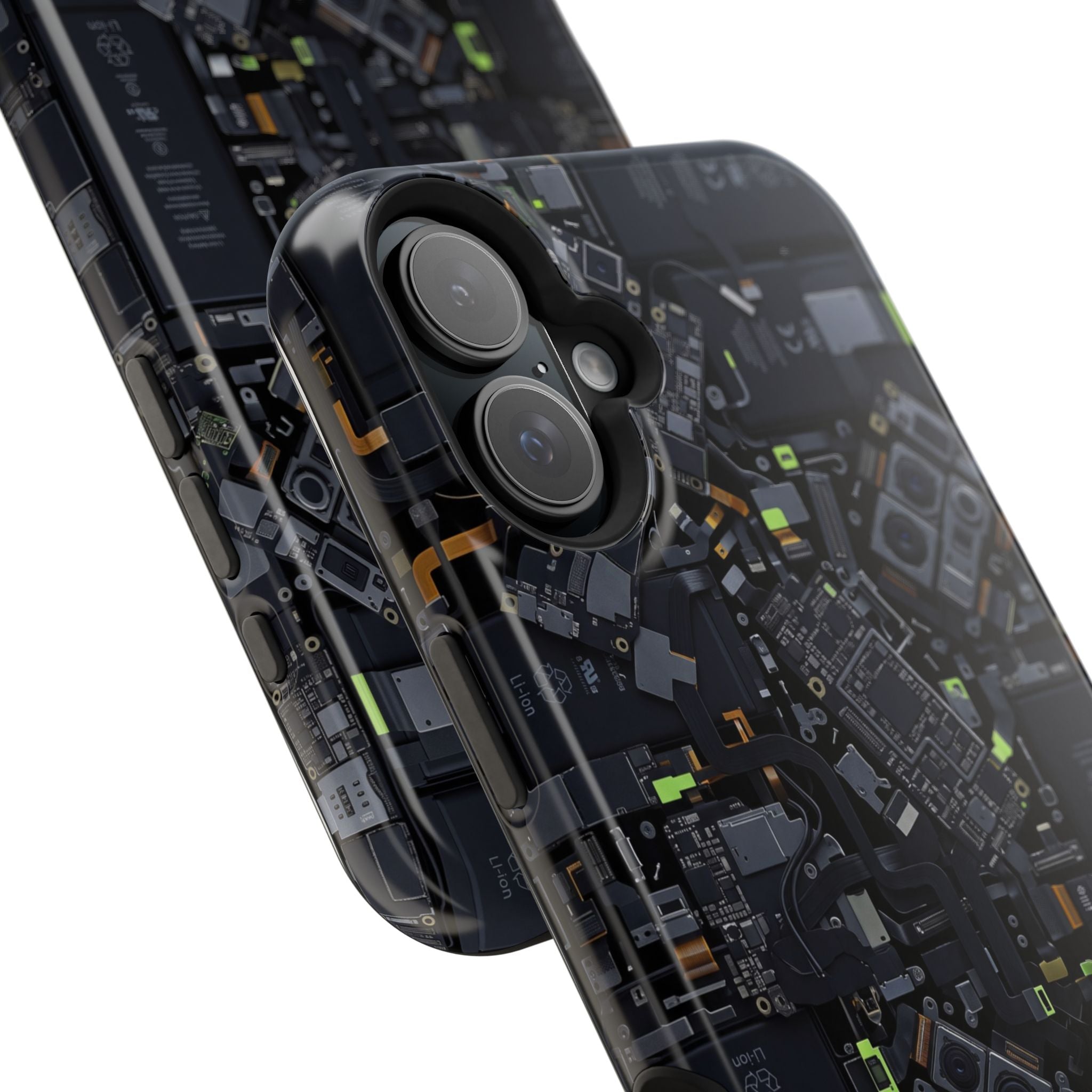Circuit Core Phone Case — Motherboard Print Wireless Charging Cover
