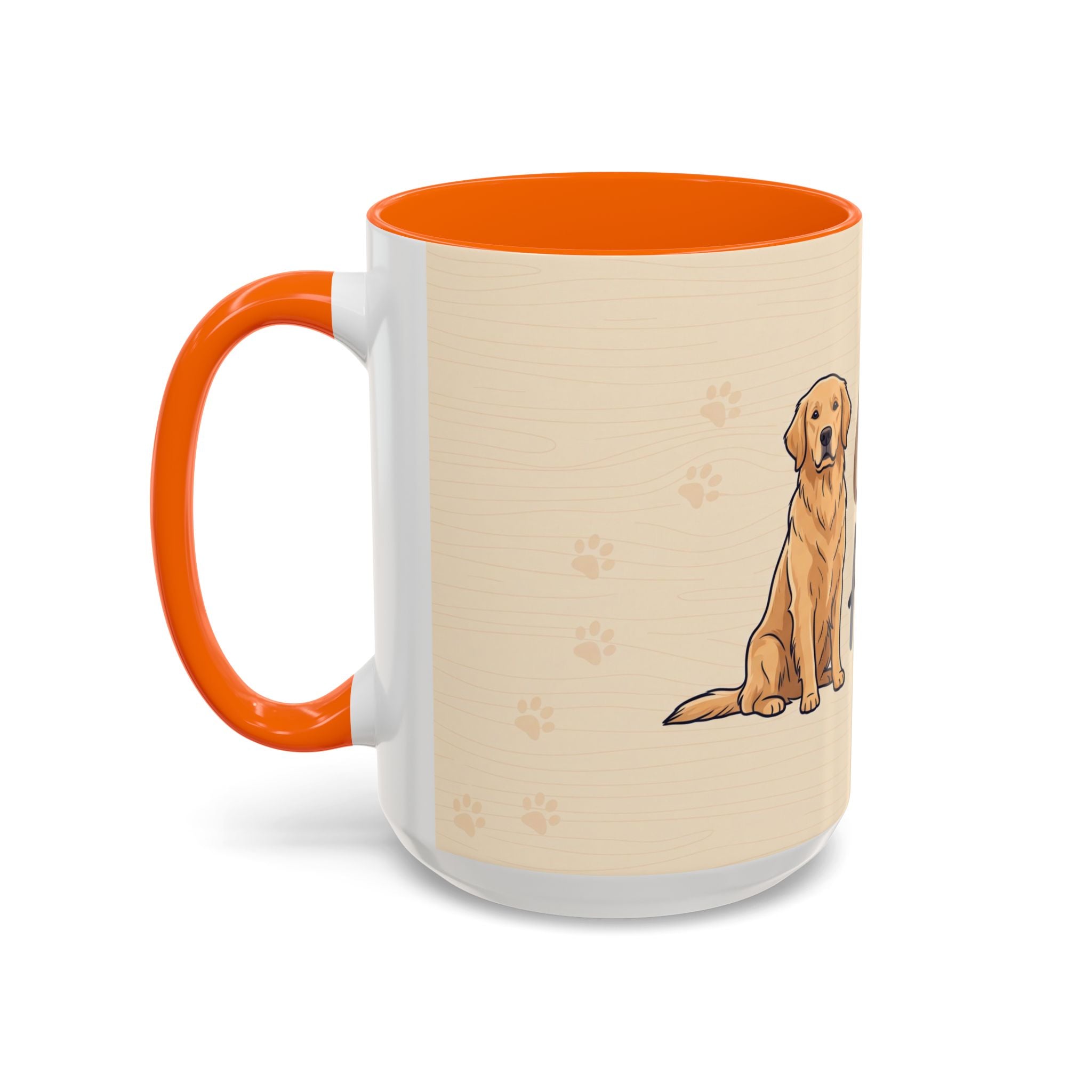 Golden Hearted Mug | Golden Retriever Lover Gift | Cute Dog Coffee Mug