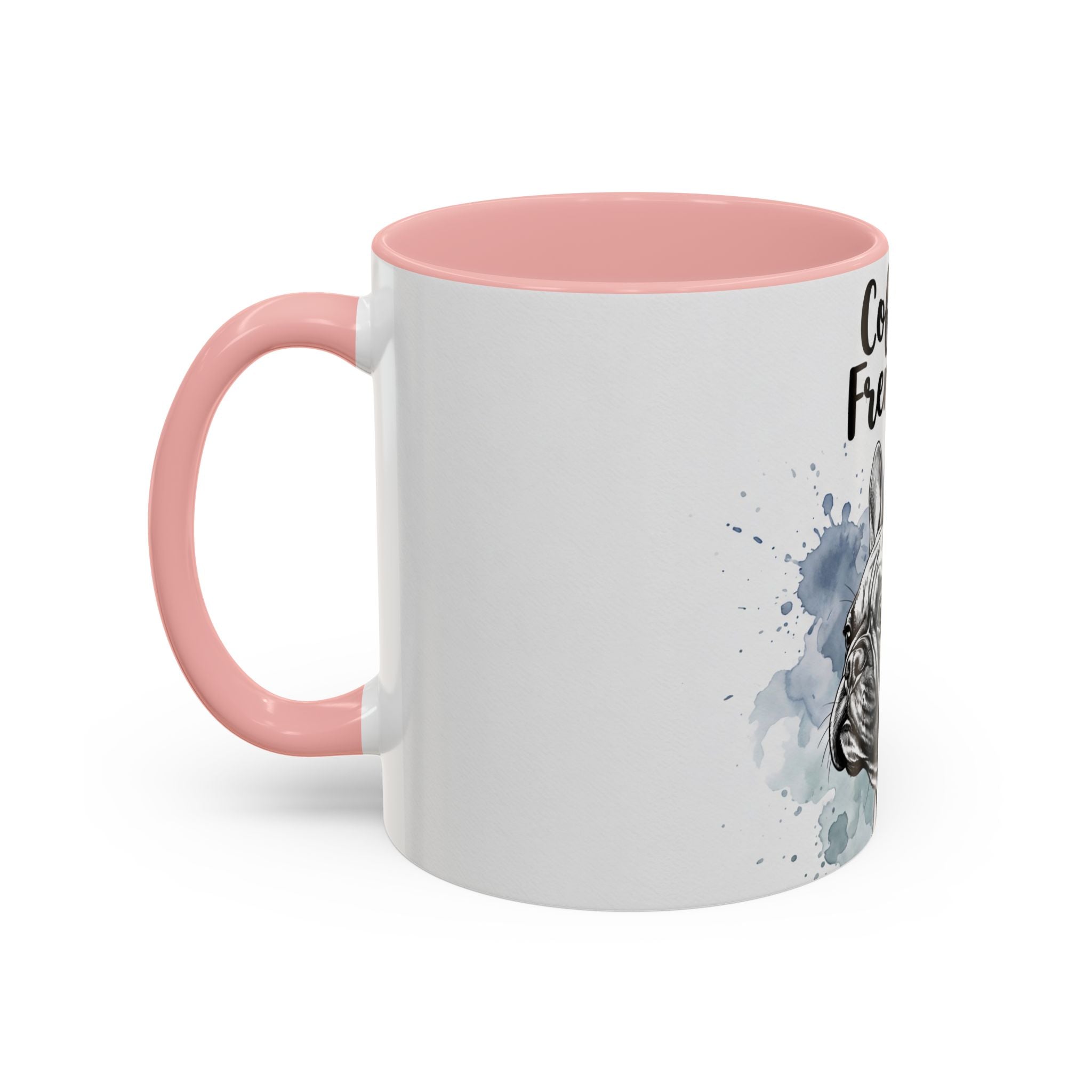 Coffee & Frenchies Mug | French Bulldog Lover Gift | Watercolor Dog Mug