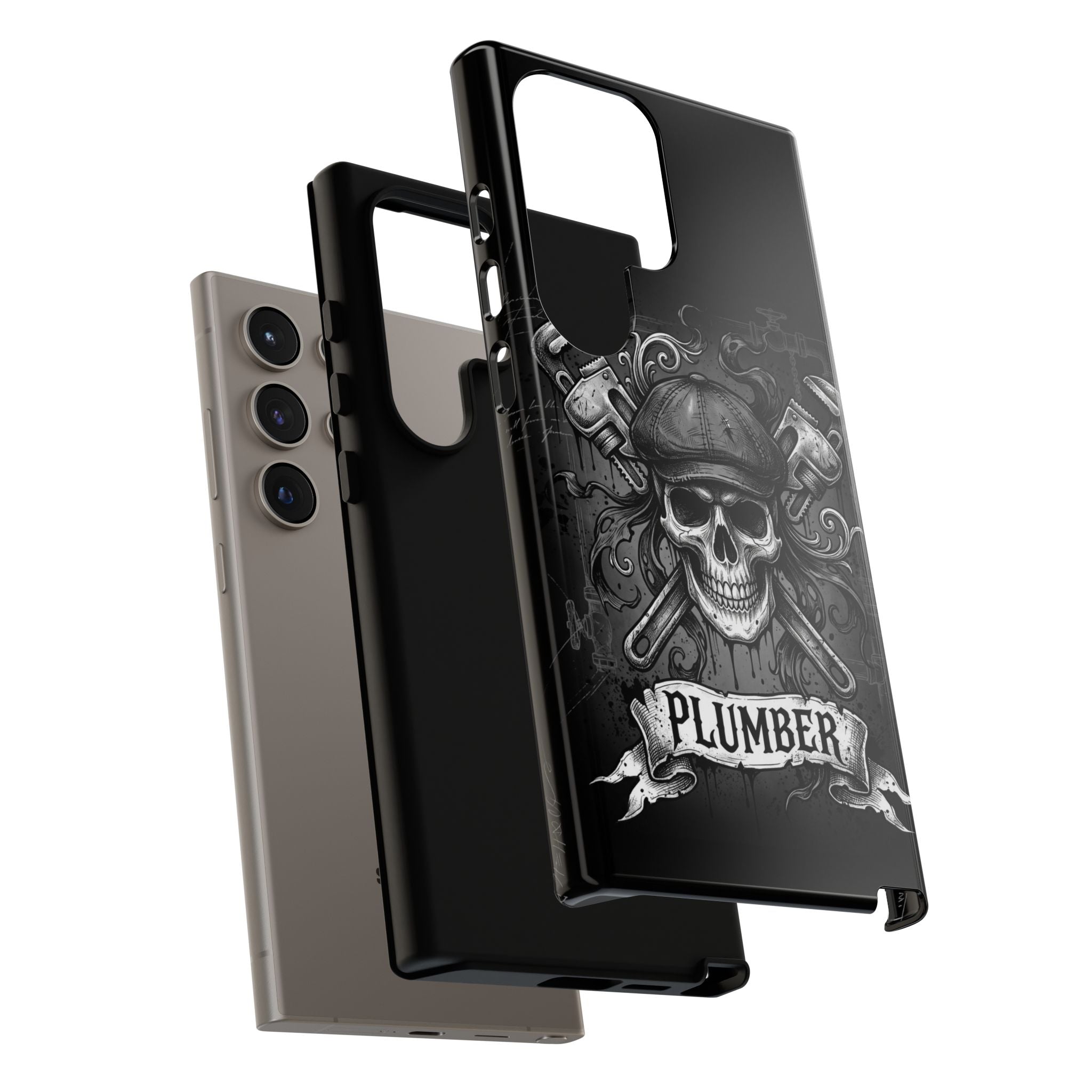 Gothic Skull Plumber Phone Case - Samsung & iPhone Series