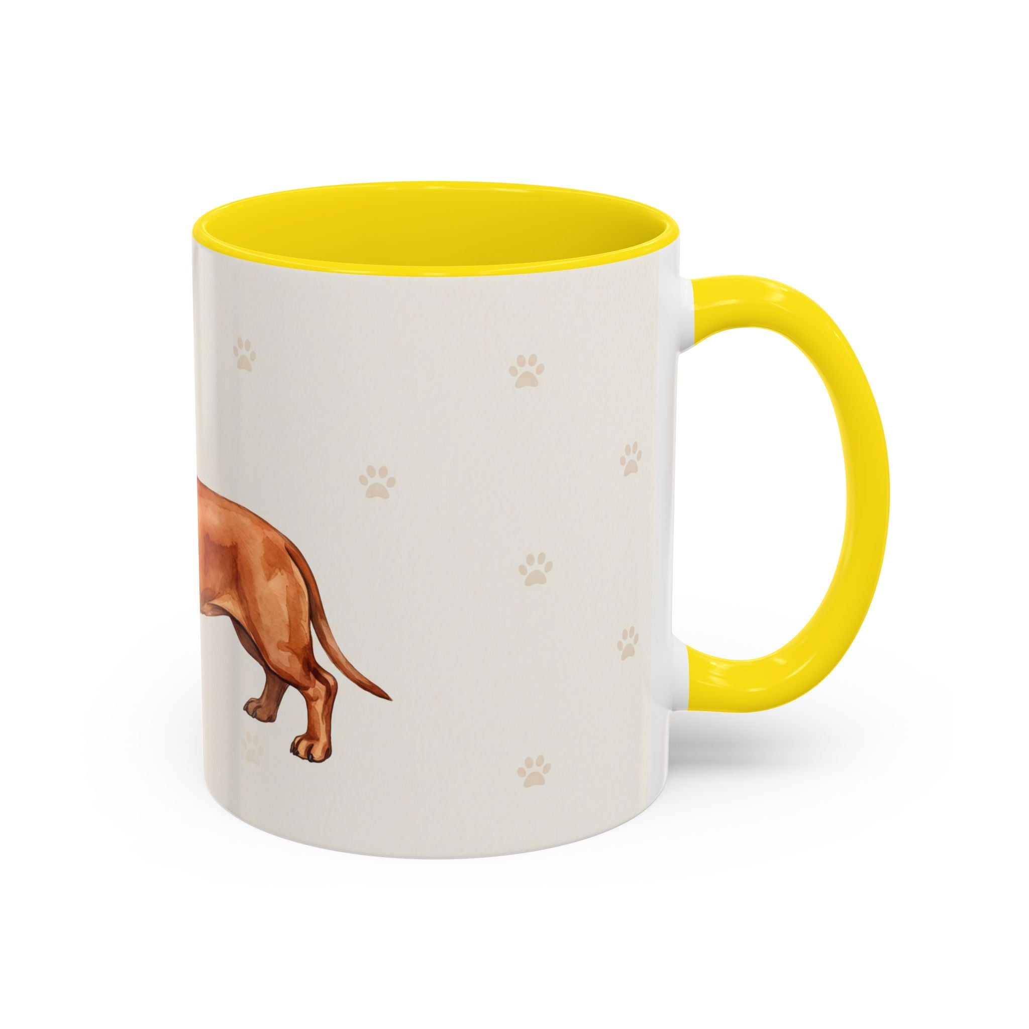 Dachshund Lover Mug – Wiener Dog with Scarf, Cute Watercolor Dachshund Gift Mug
