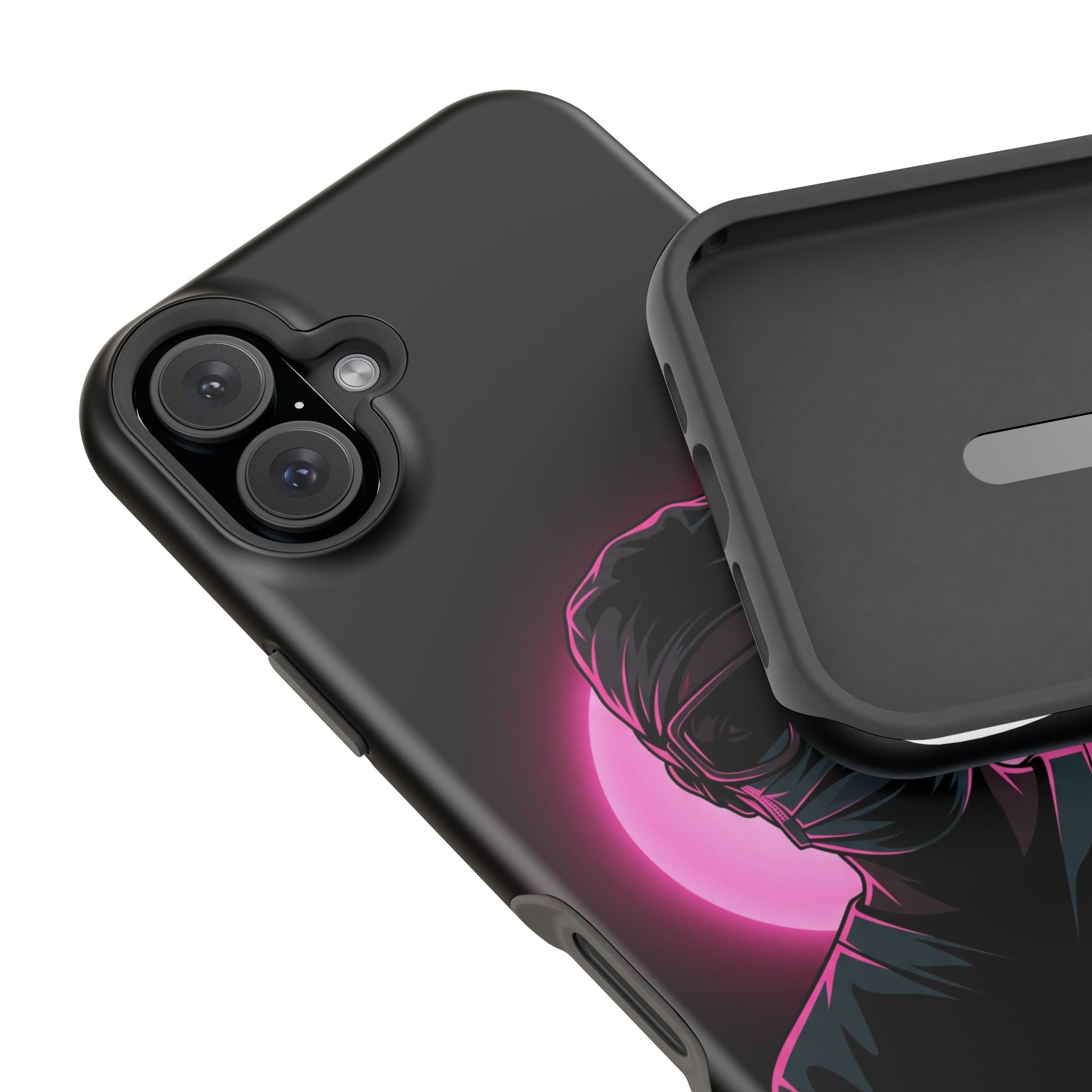 Nurse Portrait Phone Case — Navy Wireless Charging Cover
