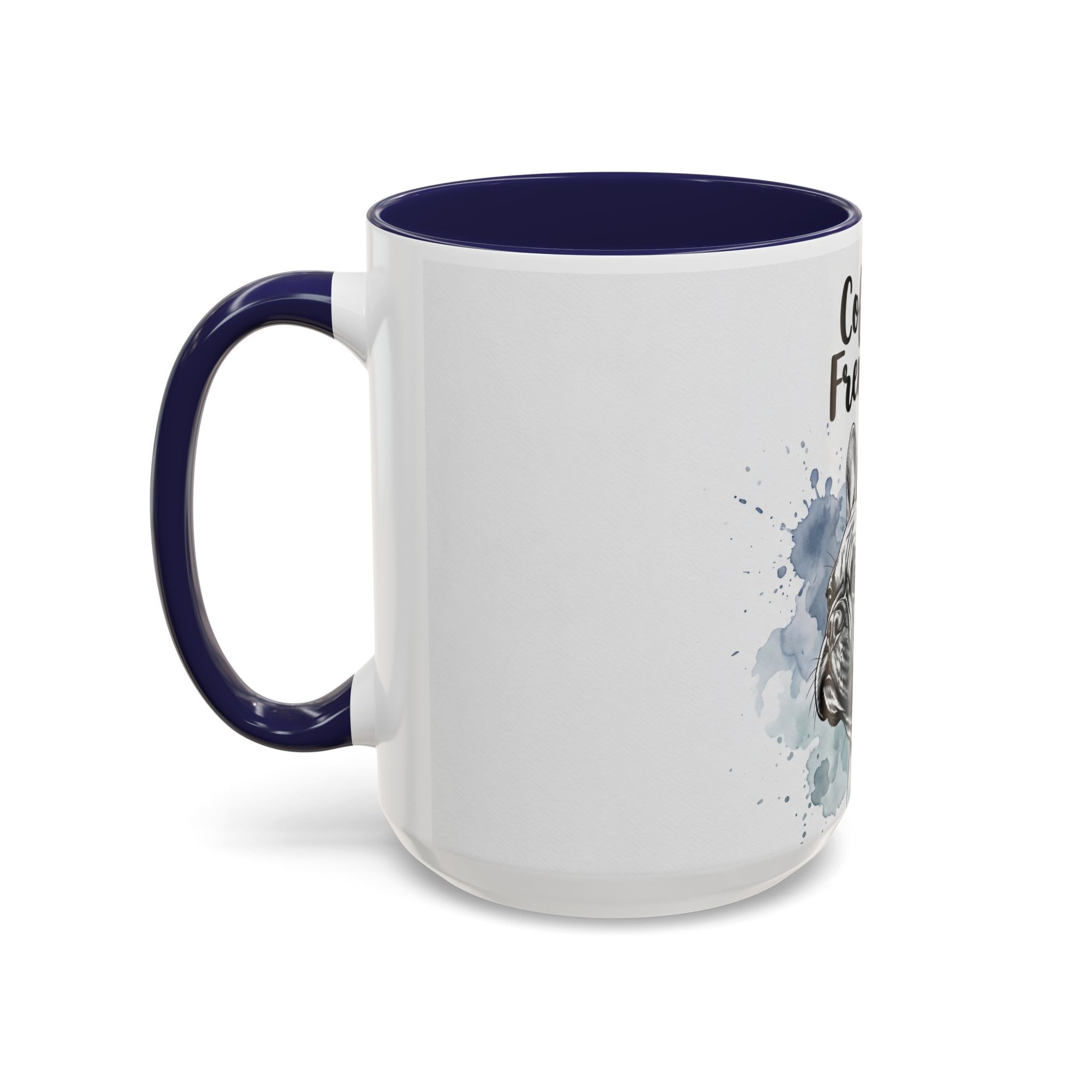 Coffee & Frenchies Mug | French Bulldog Lover Gift | Watercolor Dog Mug