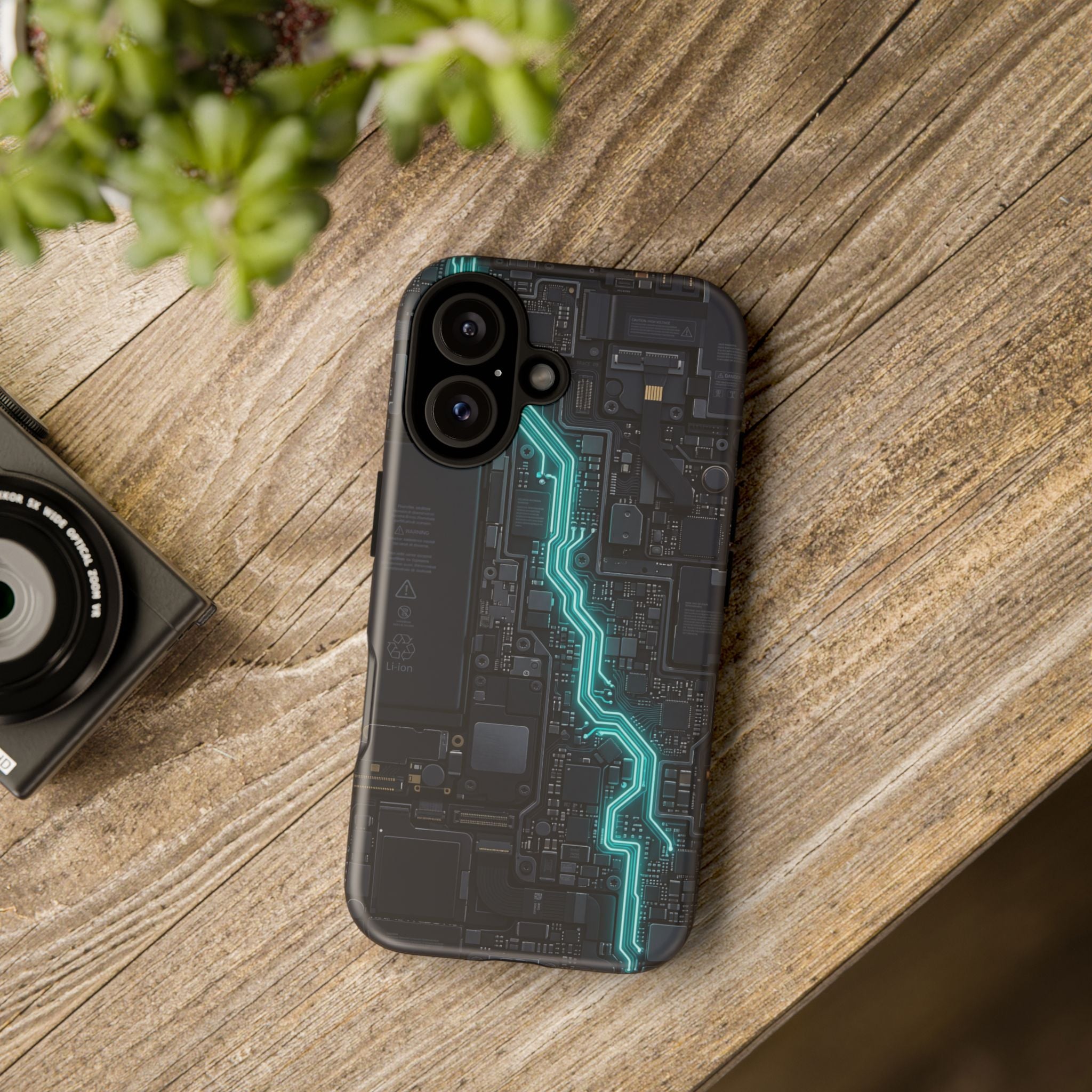 Electrician Cyan Circuit Phone Case - Samsung & iPhone Series