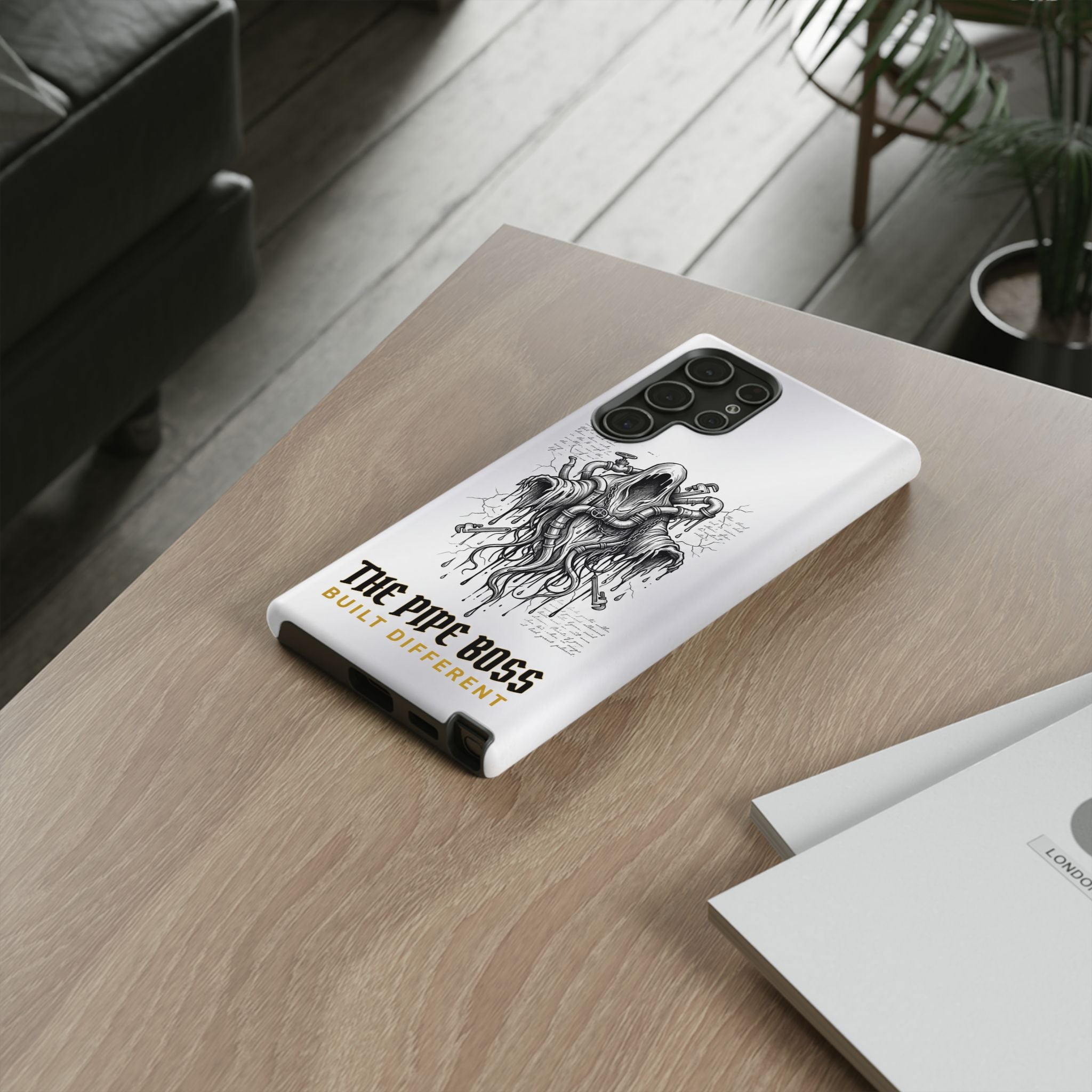 The Pipe Boss Gothic Plumber Phone Case - Samsung & iPhone Series