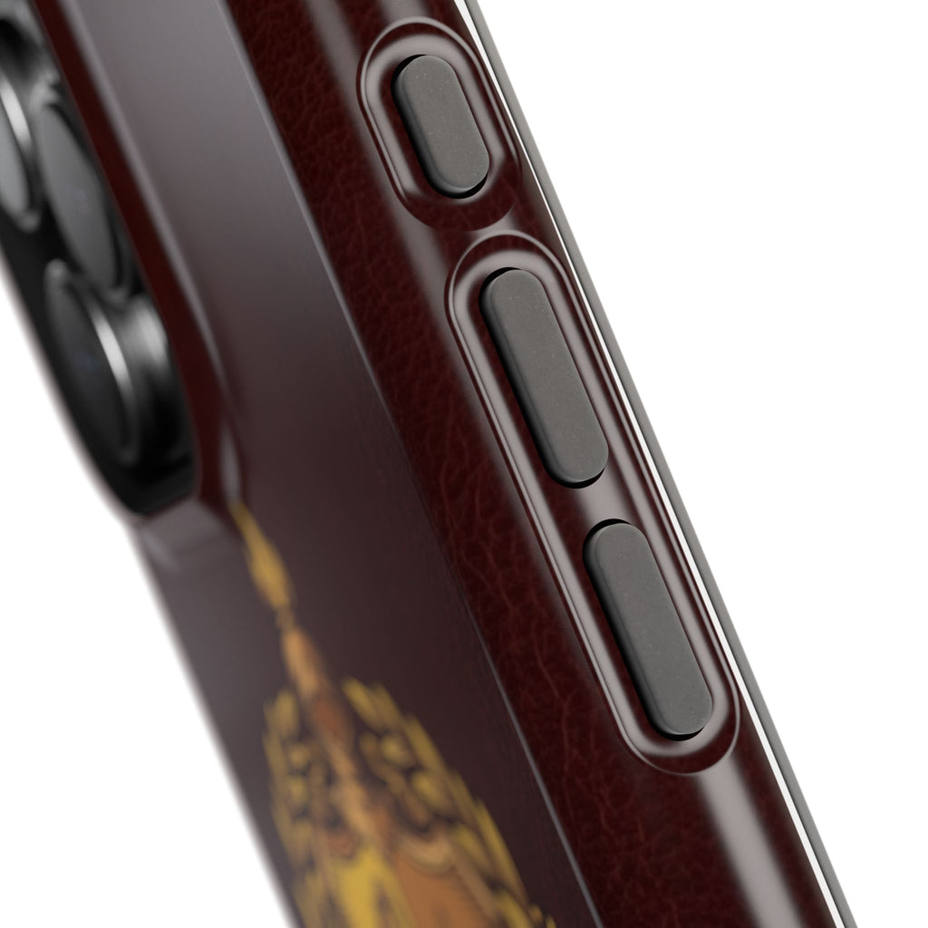 Plumber Crest Phone Case — Heraldic Shield Wireless Charging Cover