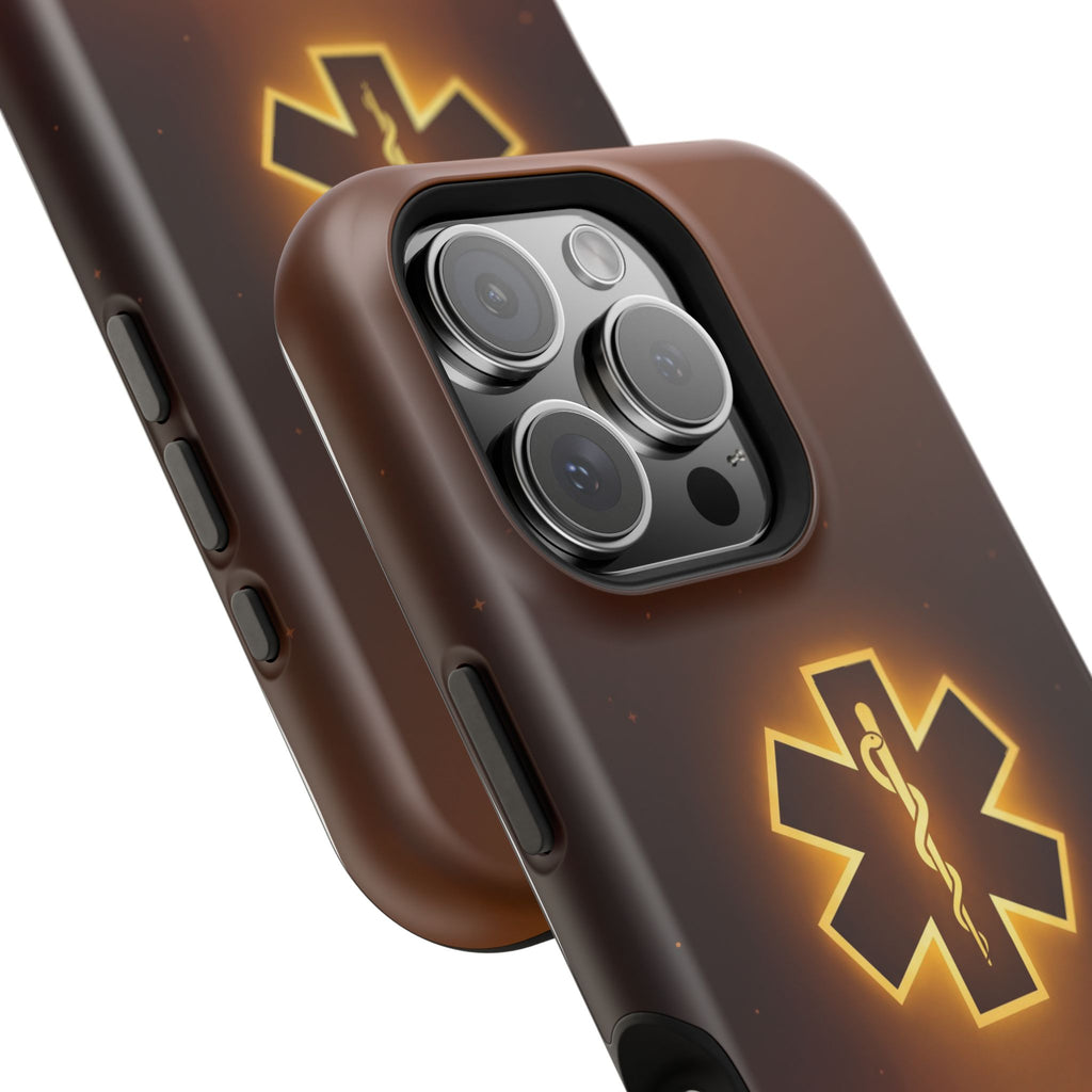 Paramedic/EMT Skyline Phone Case — Magnetic Wireless Charging Cover