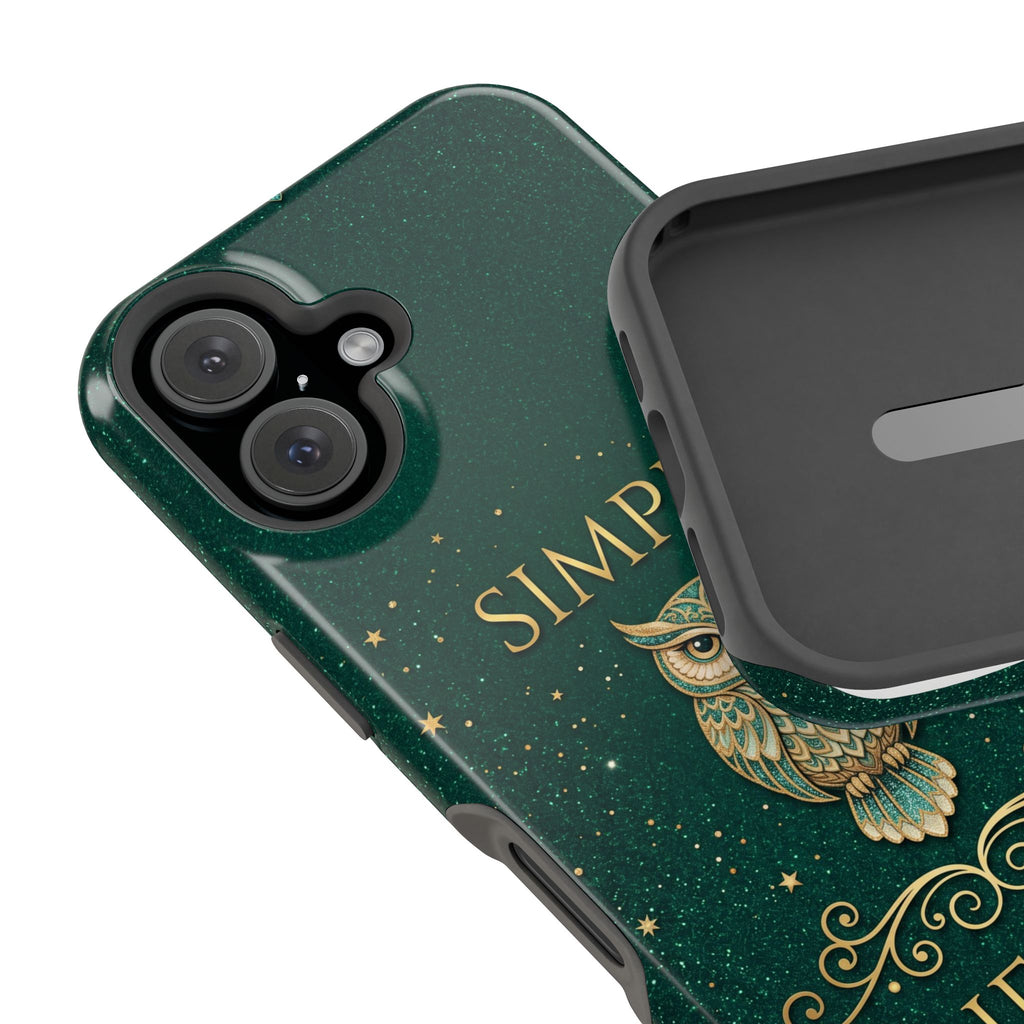 Simply The Best Wise Owl Phone Case — Wireless Charging Cover
