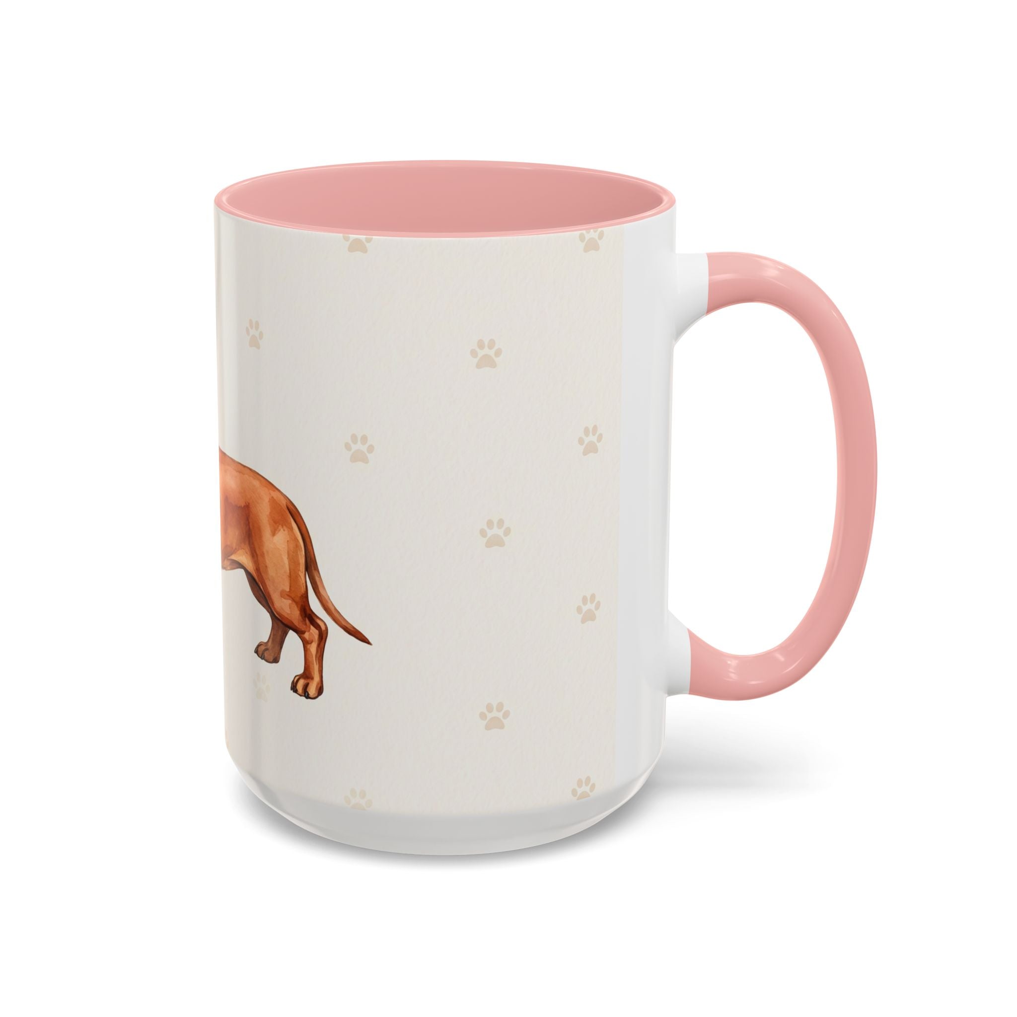 Dachshund Lover Mug – Wiener Dog with Scarf, Cute Watercolor Dachshund Gift Mug