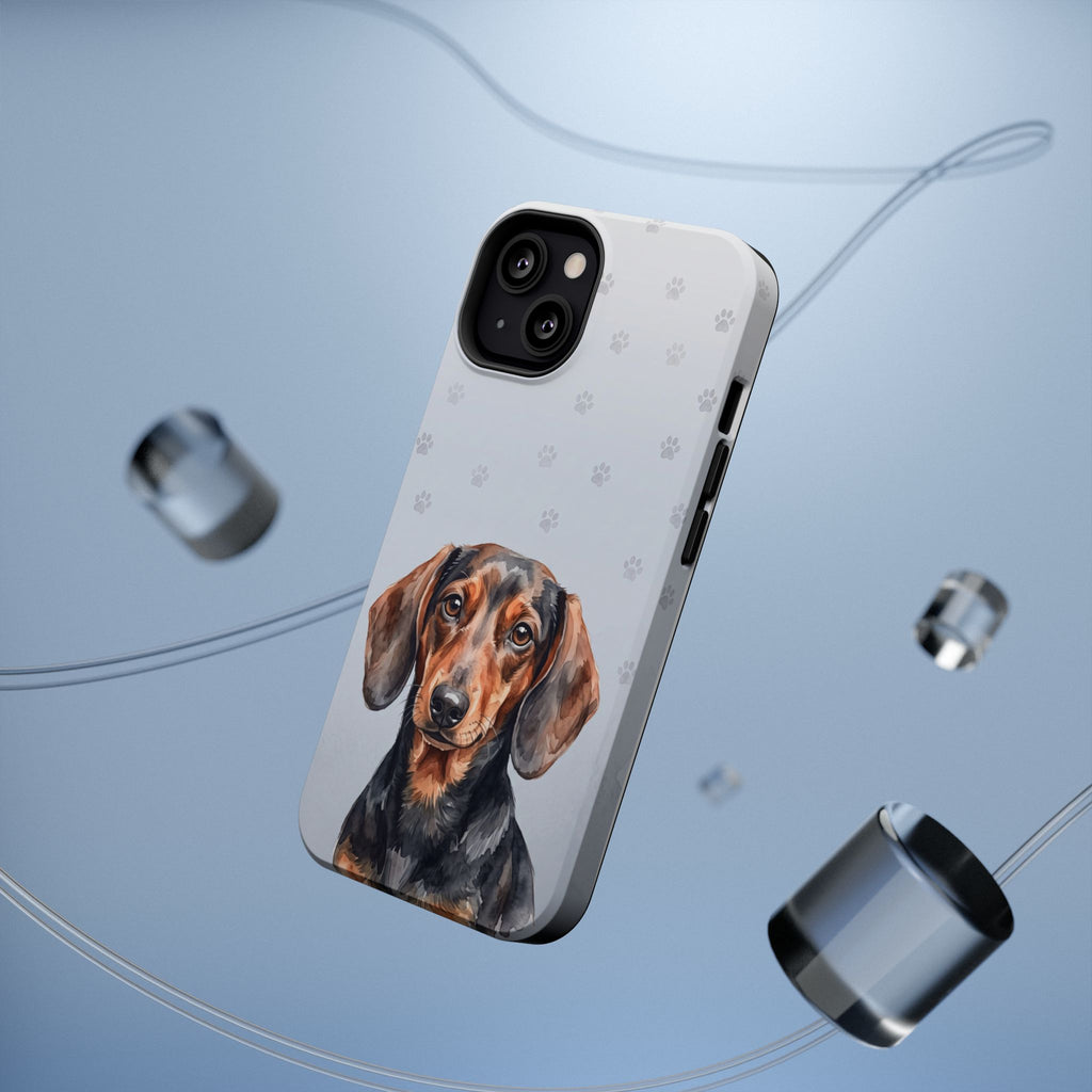 Dachshund Phone Case — Impact-Resistant Wireless Charging Cover