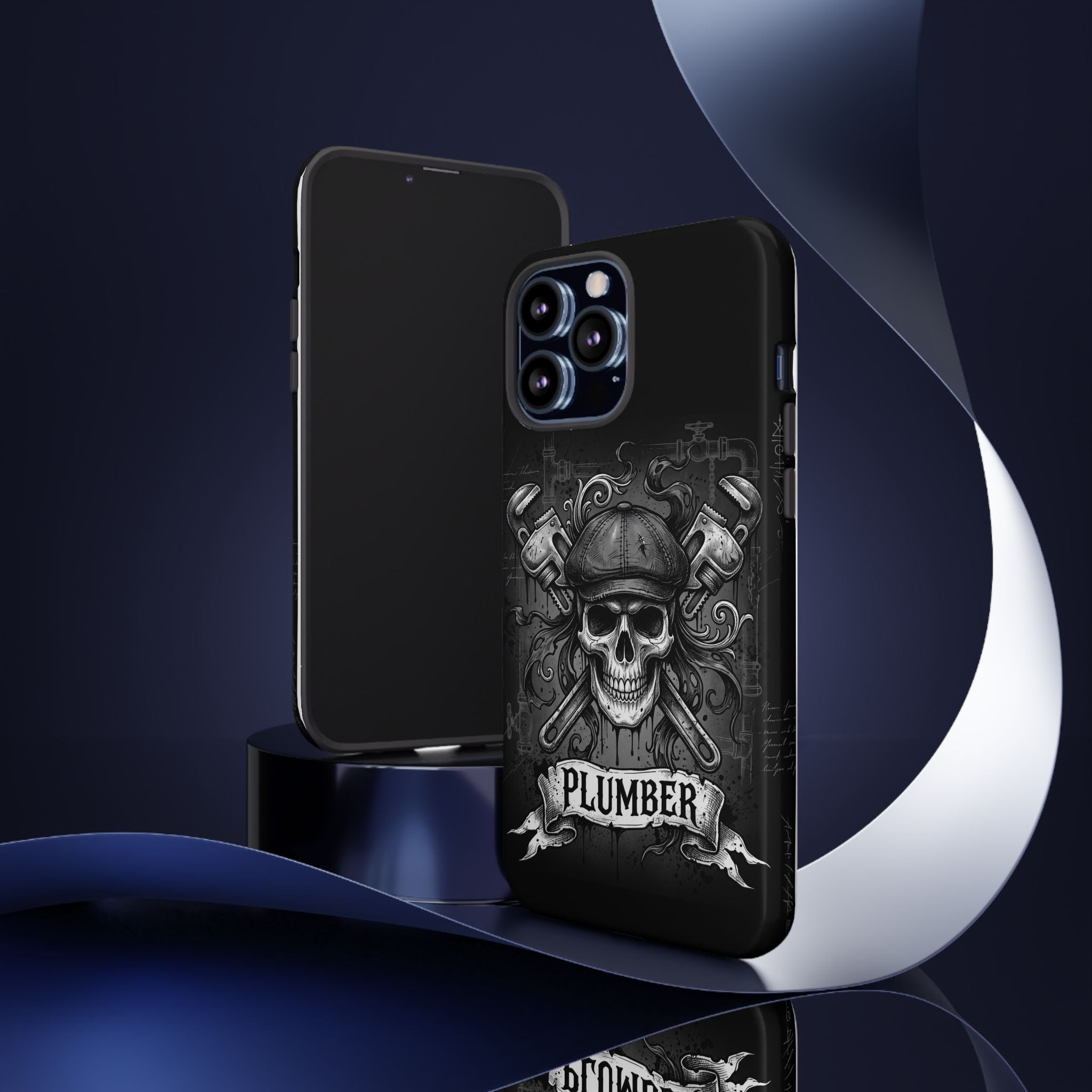 Gothic Skull Plumber Phone Case - Samsung & iPhone Series