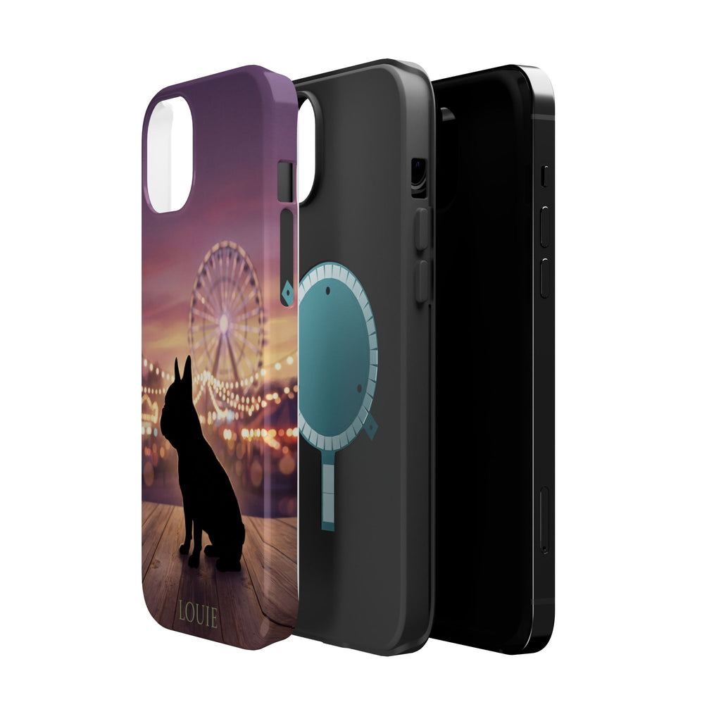 Personalized French Bulldog Carnival Nights Phone Case — Wireless Charging Cover