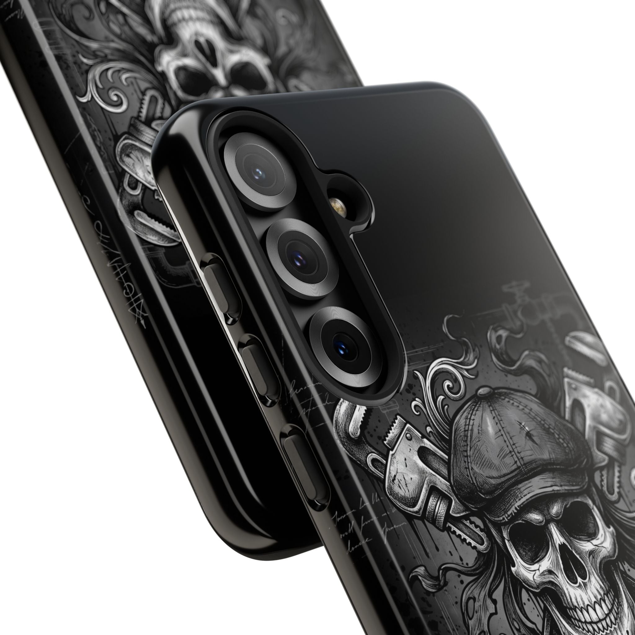 Gothic Skull Plumber Phone Case - Samsung & iPhone Series