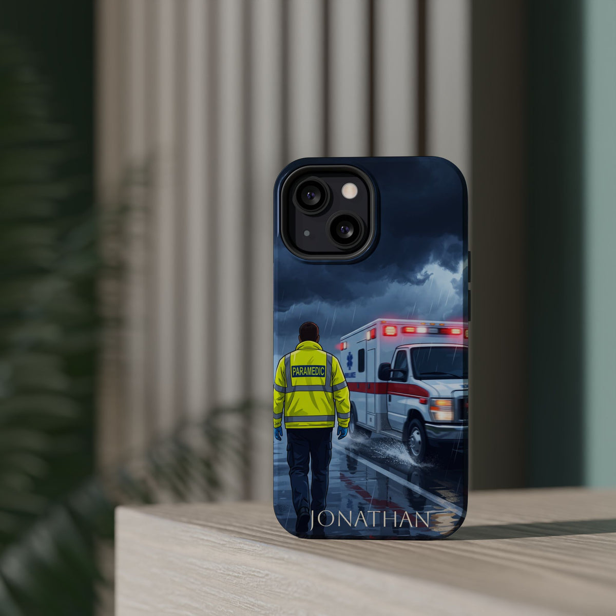 Personalized EMS Storm Phone Case — Wireless Charging Cover