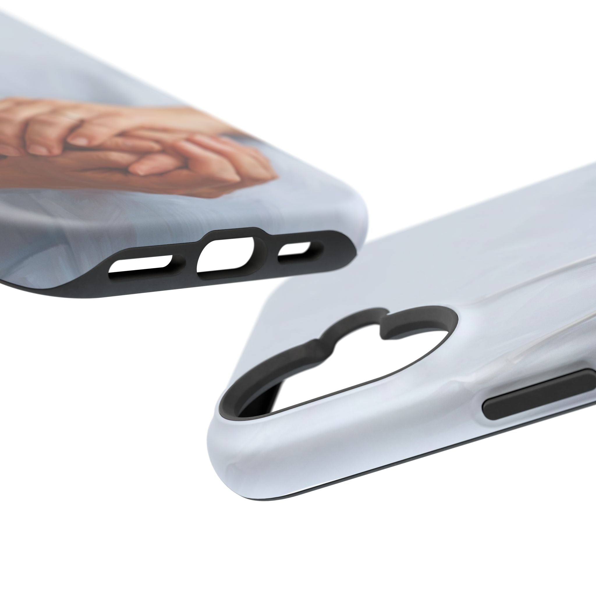 Impact-Resistant Phone Case — Caring Hands Wireless Charging Cover
