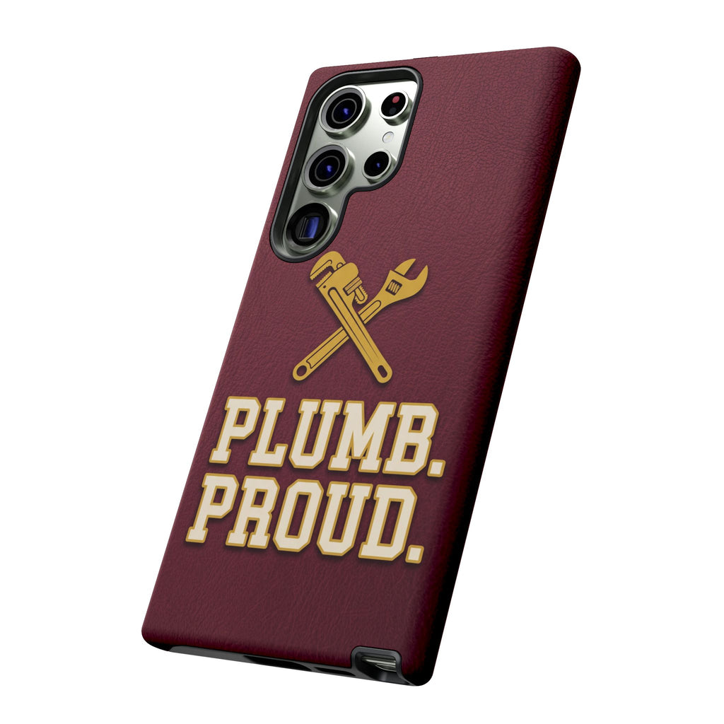 Plumb. Proud. Varsity Print Phone Case - Samsung & iPhone Series