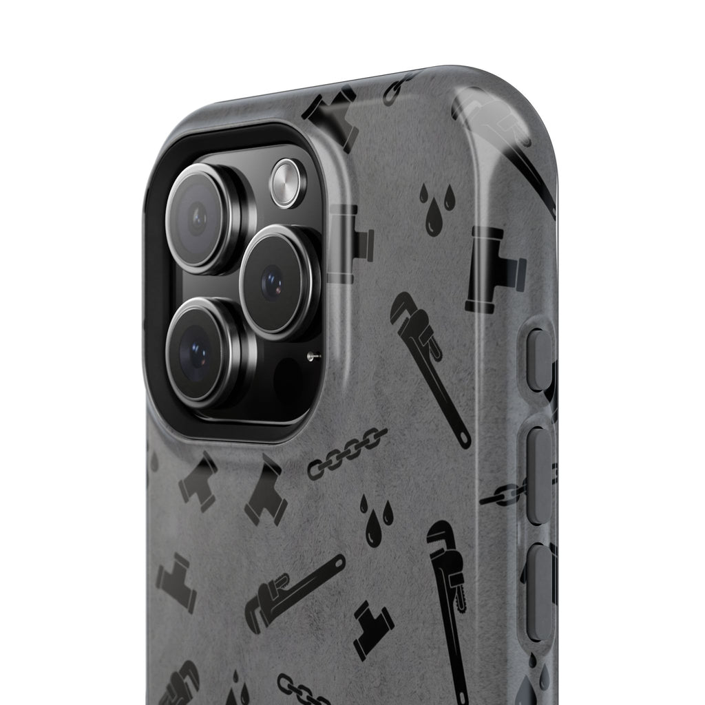 Built for the Grind Phone Case — Plumber Tools Wireless Charging Cover