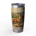 Personalized Frenchie Tumbler – Vineyard Travel Mug, Custom Name Gift for Dog Lover