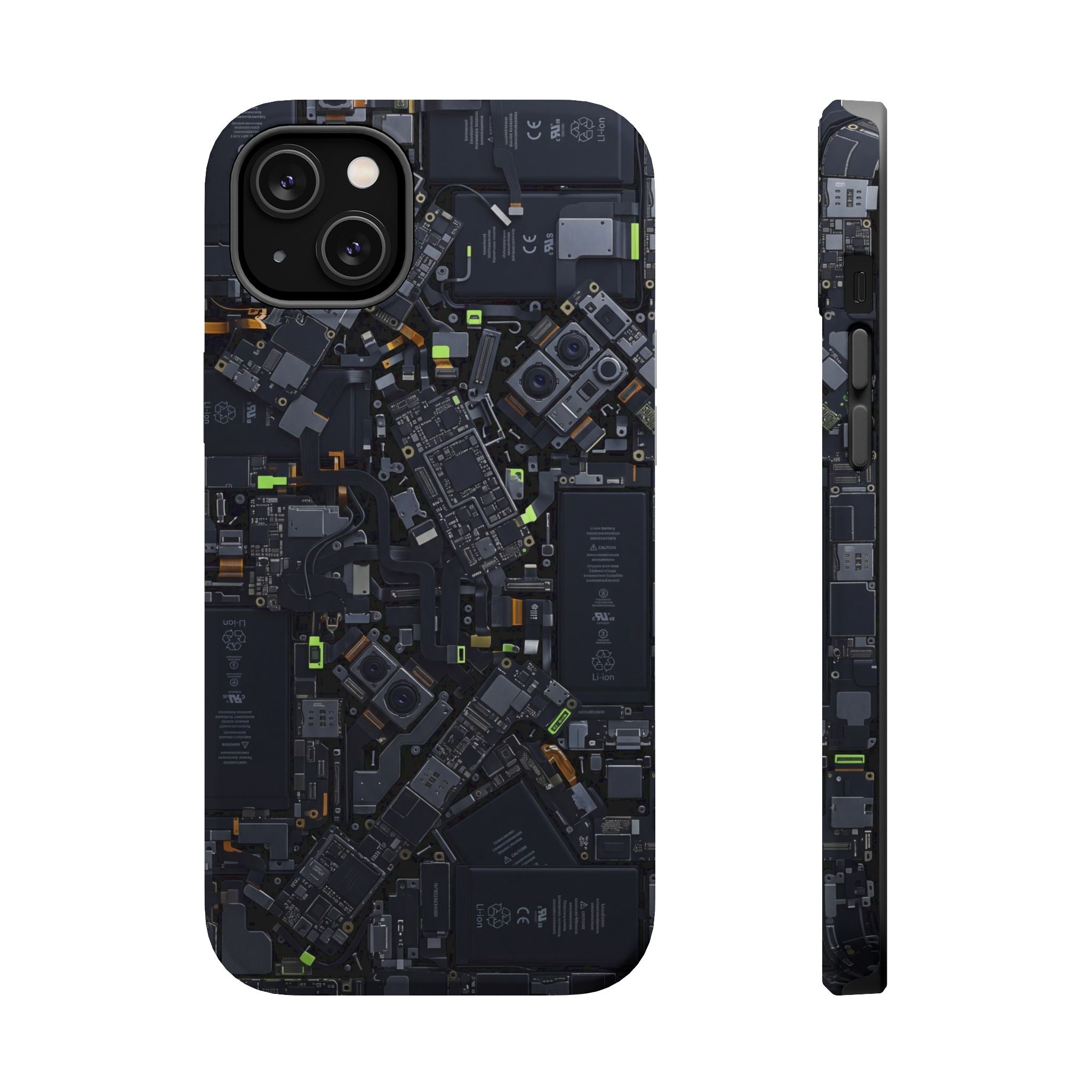 Circuit Core Phone Case — Motherboard Print Wireless Charging Cover