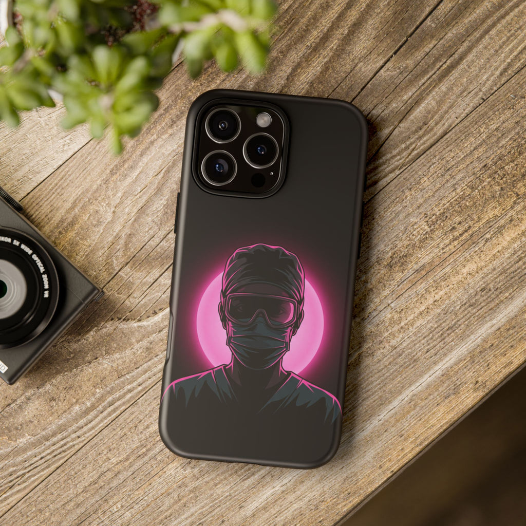 Nurse Neon Silhouette Phone Case - Samsung & iPhone Series