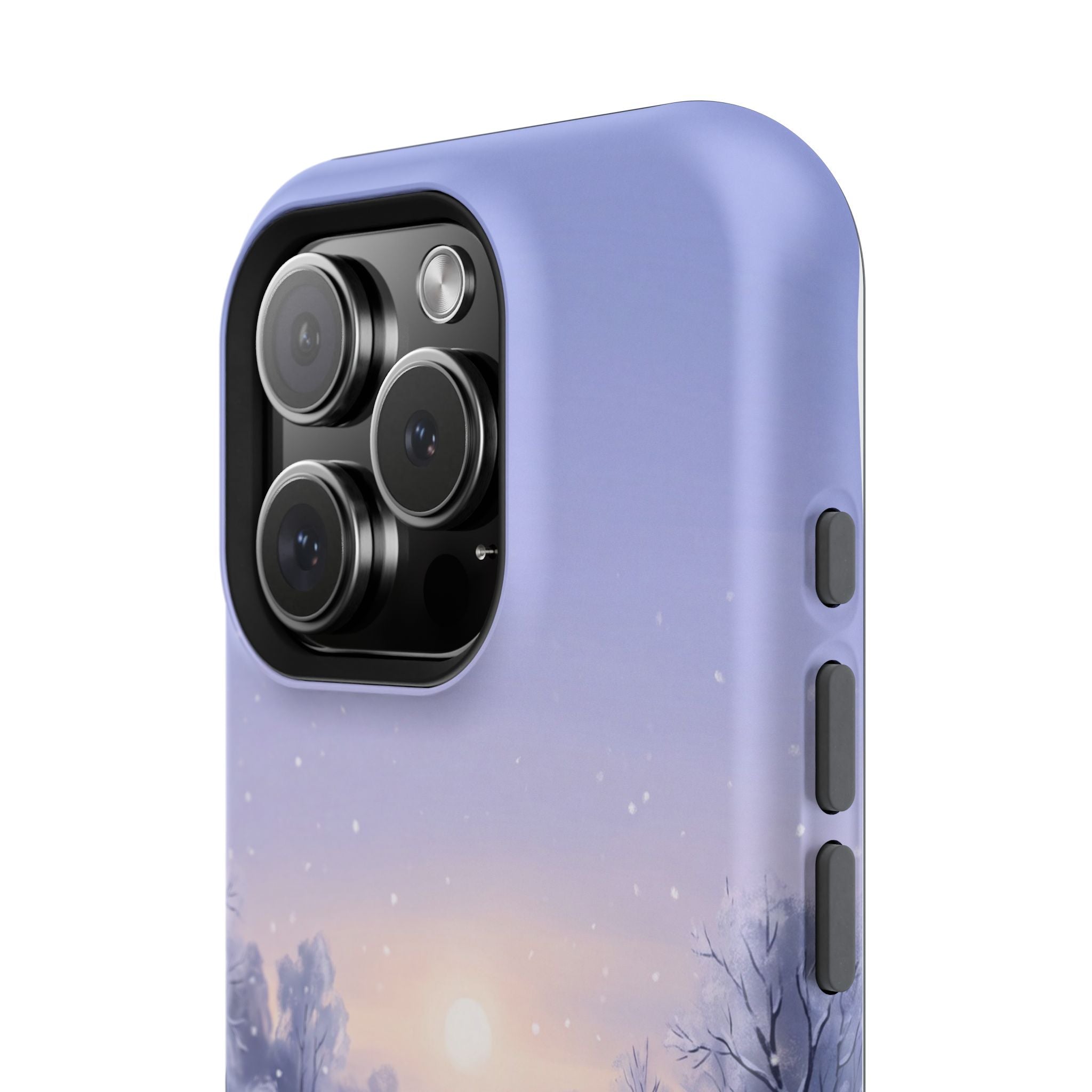 Personalized Dachshund Winter Snow Phone Case — Wireless Charging Cover
