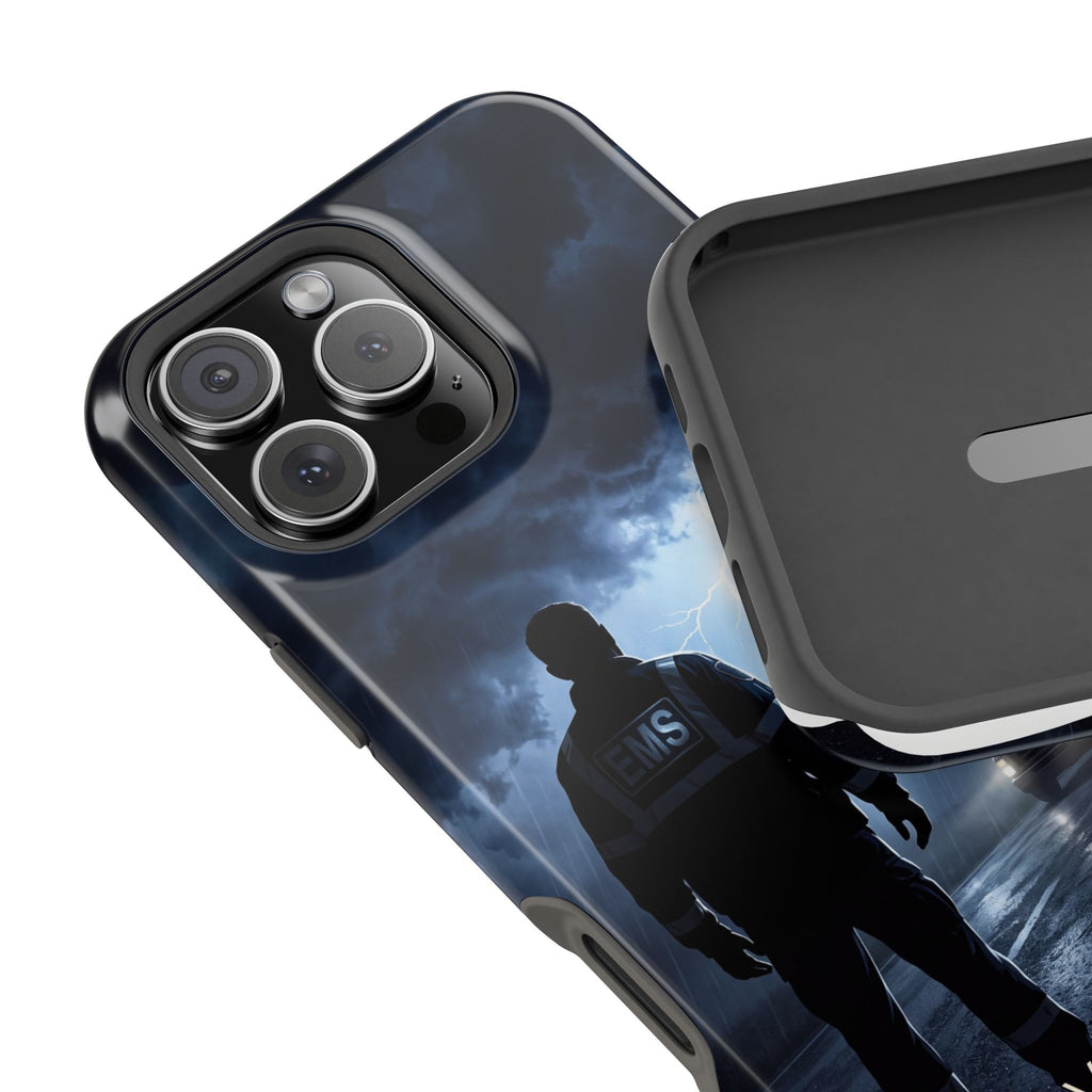 Personalized Lightning Storm EMS Phone Case — Wireless Charging Cover