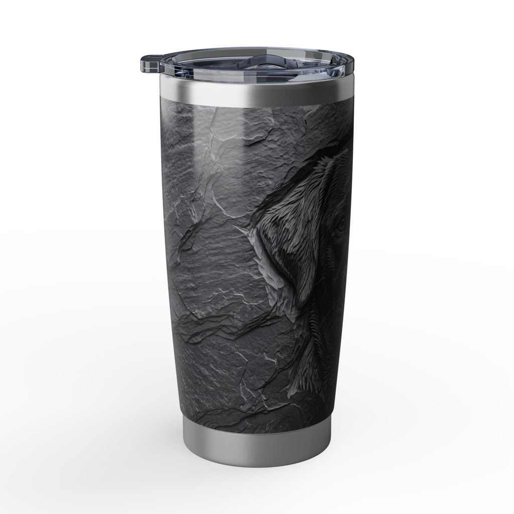 Labrador Tumbler | Carved Stone Art — 20 oz Stainless Travel Mug