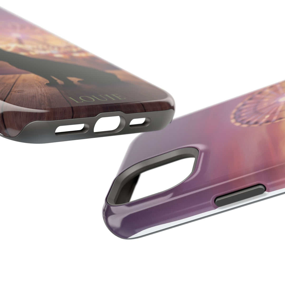 Personalized French Bulldog Carnival Nights Phone Case — Wireless Charging Cover