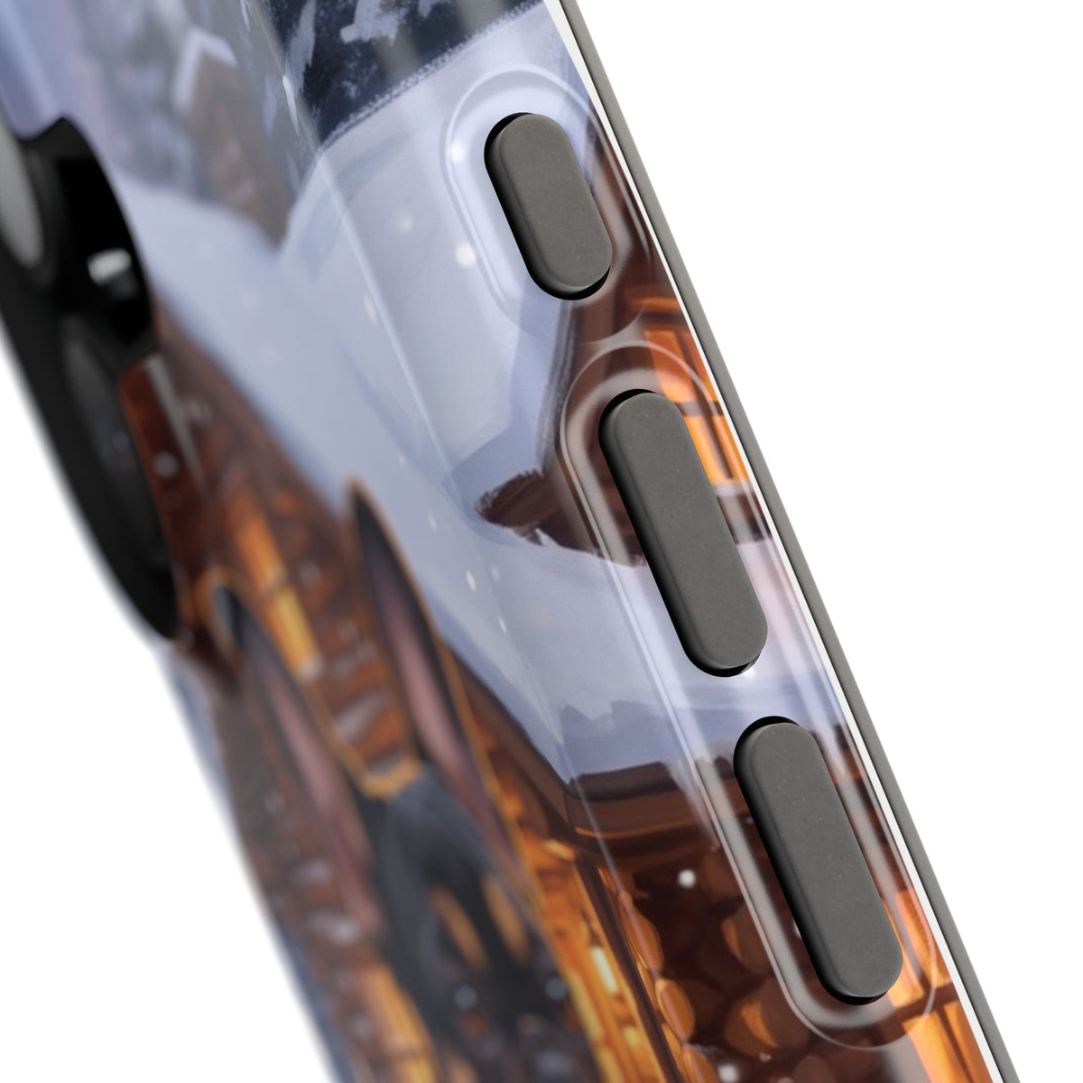 Personalized French Bulldog Cozy Cabin Phone Case — Wireless Charging Cover