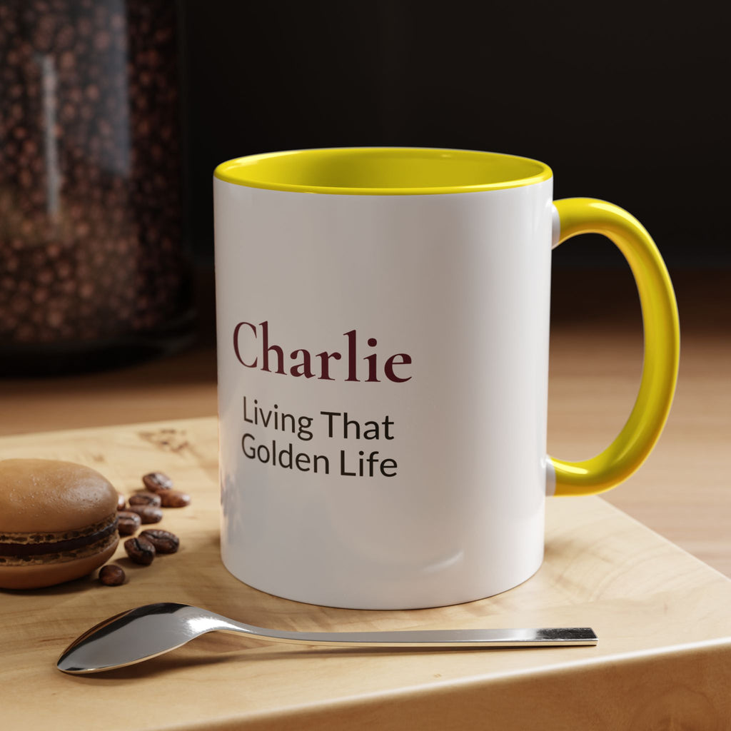 Personalized Golden Retriever Mug | Custom Name & Message Dog Lover Coffee Mug