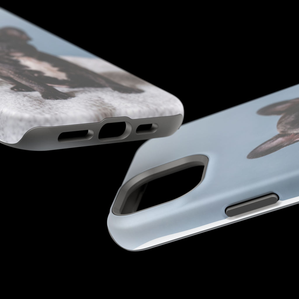 French Bulldog Puppy Phone Case — Impact-Resistant Wireless Charging Cover