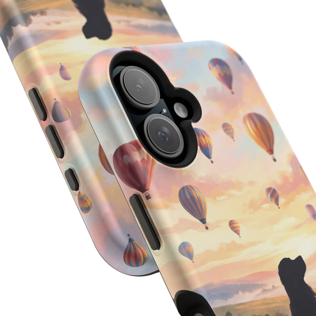 Personalized Golden Retriever Hot Air Balloon Phone Case — Wireless Charging Cover
