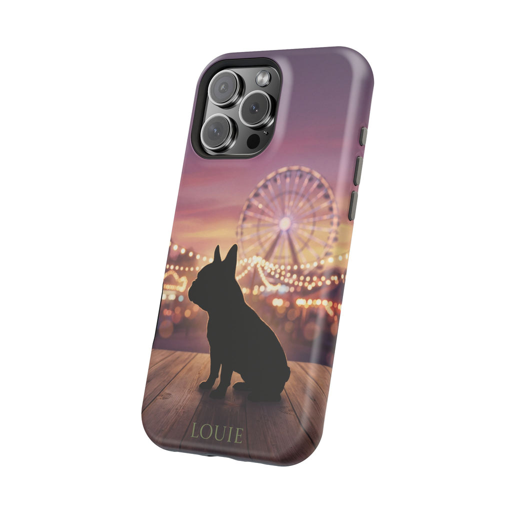 Personalized French Bulldog Carnival Nights Phone Case — Wireless Charging Cover