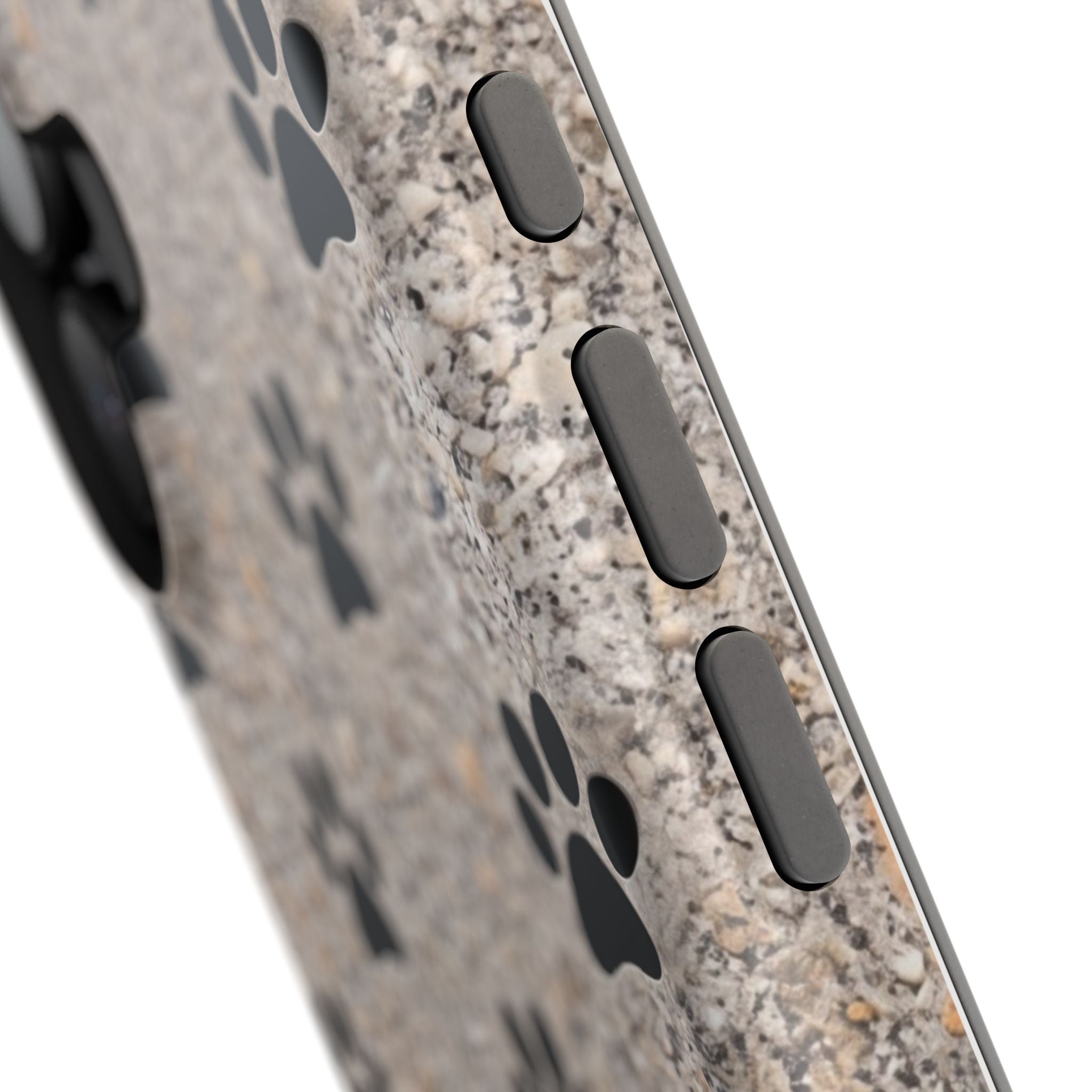 A True Friend Leaves Paw Prints Phone Case — Impact-Resistant Wireless Charging Cover