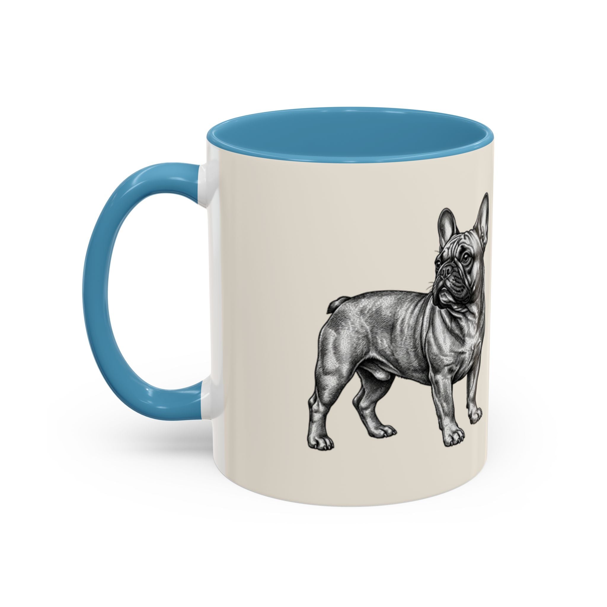 Personalized Frenchie Mug – Custom Name Coffee Mug – French Bulldog Lover Gift